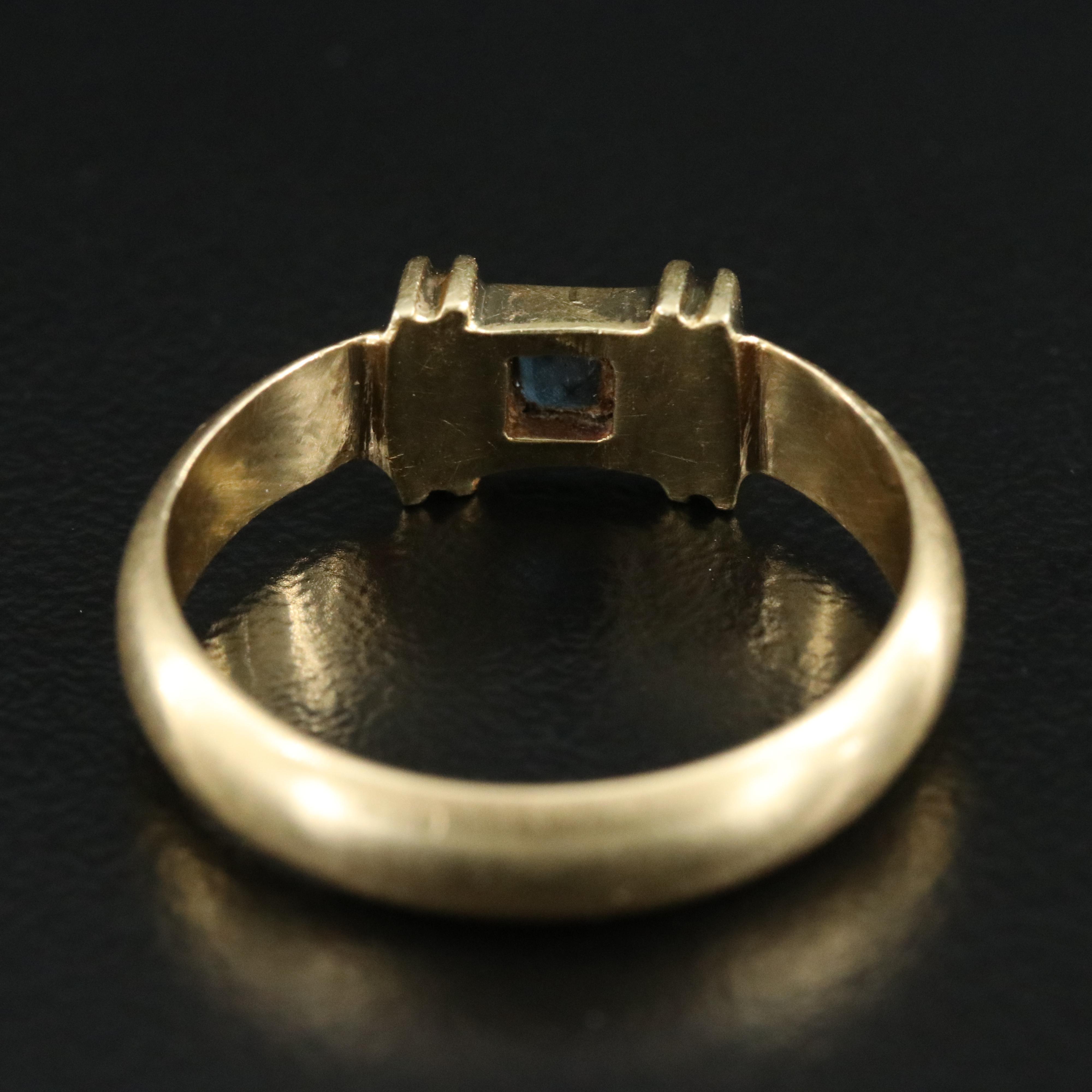 Tiffany & Co. 18K Sapphire Band Ring