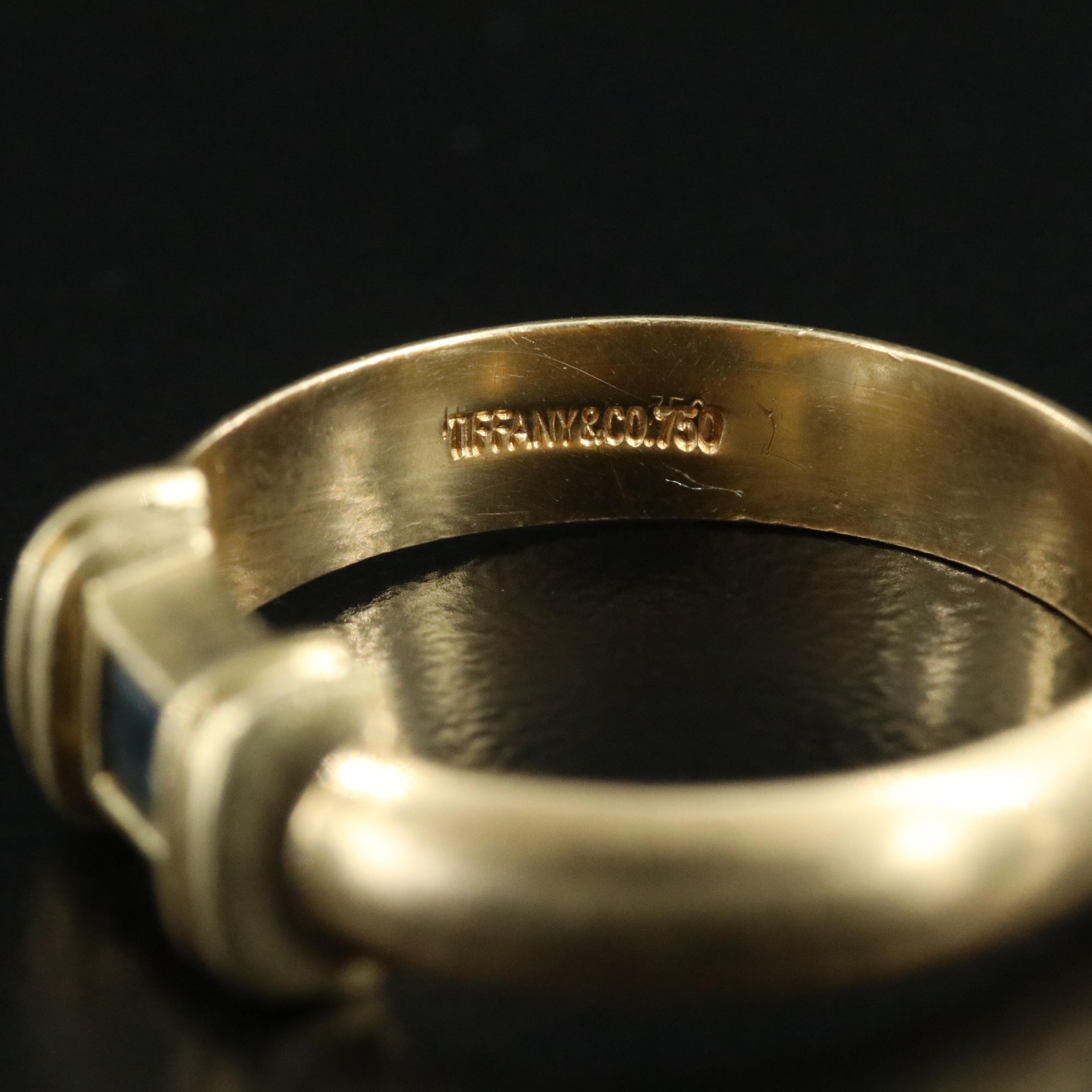 Tiffany & Co. 18K Sapphire Band Ring