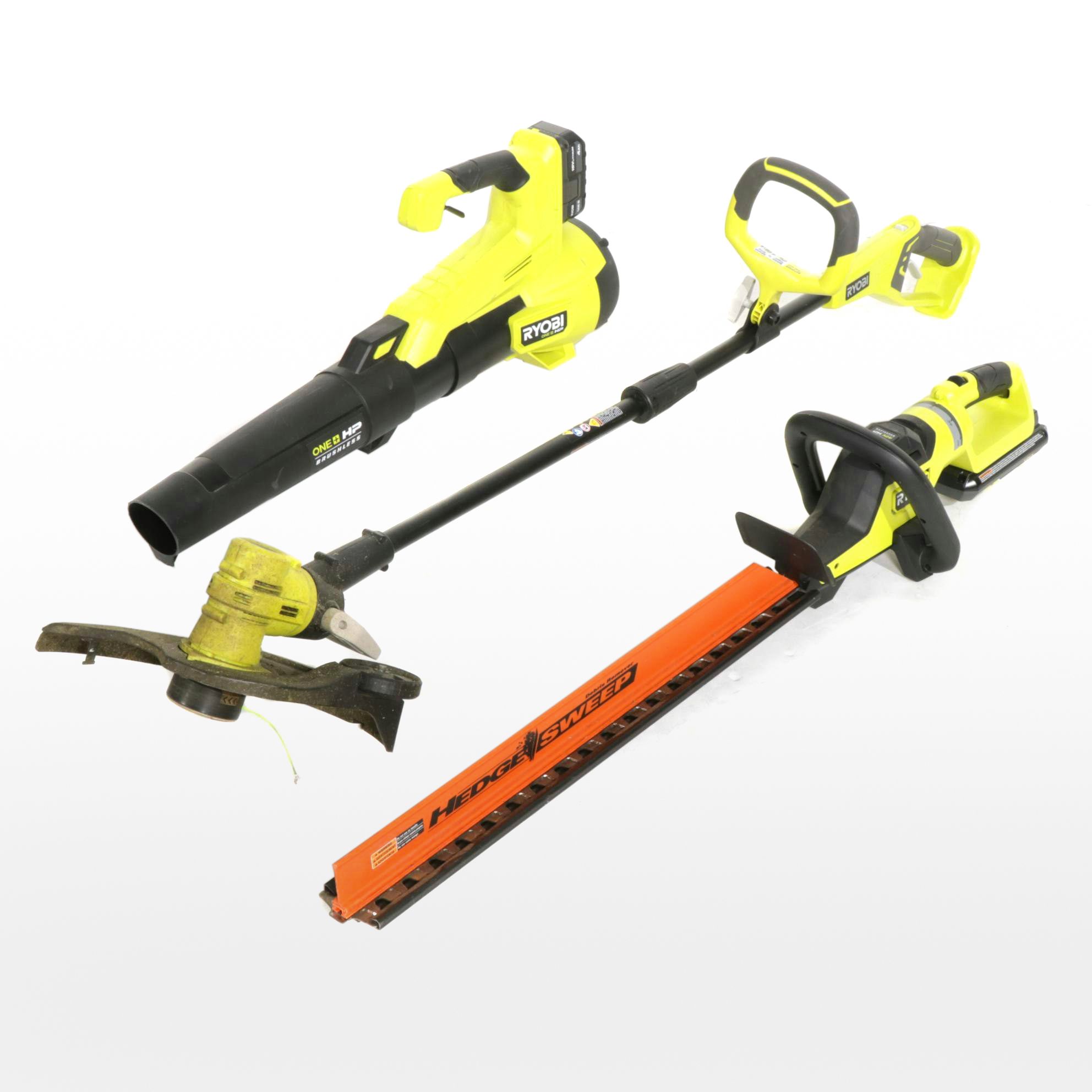 Ryobi Battery Powered Lawn Tools
