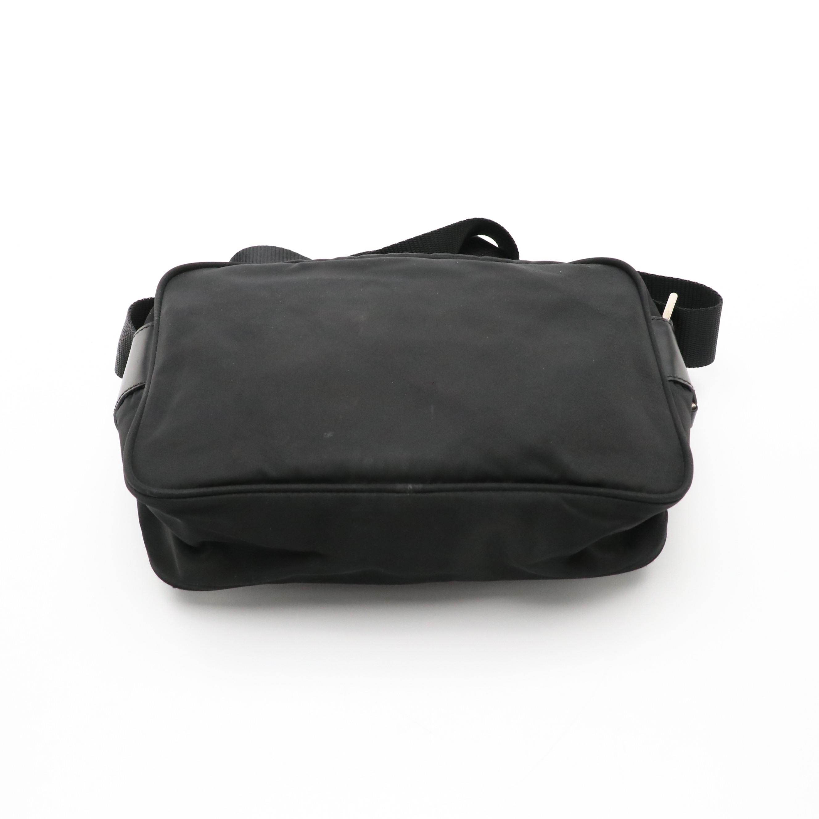 Prada Crossbody Bag in Black Tessuto Nylon