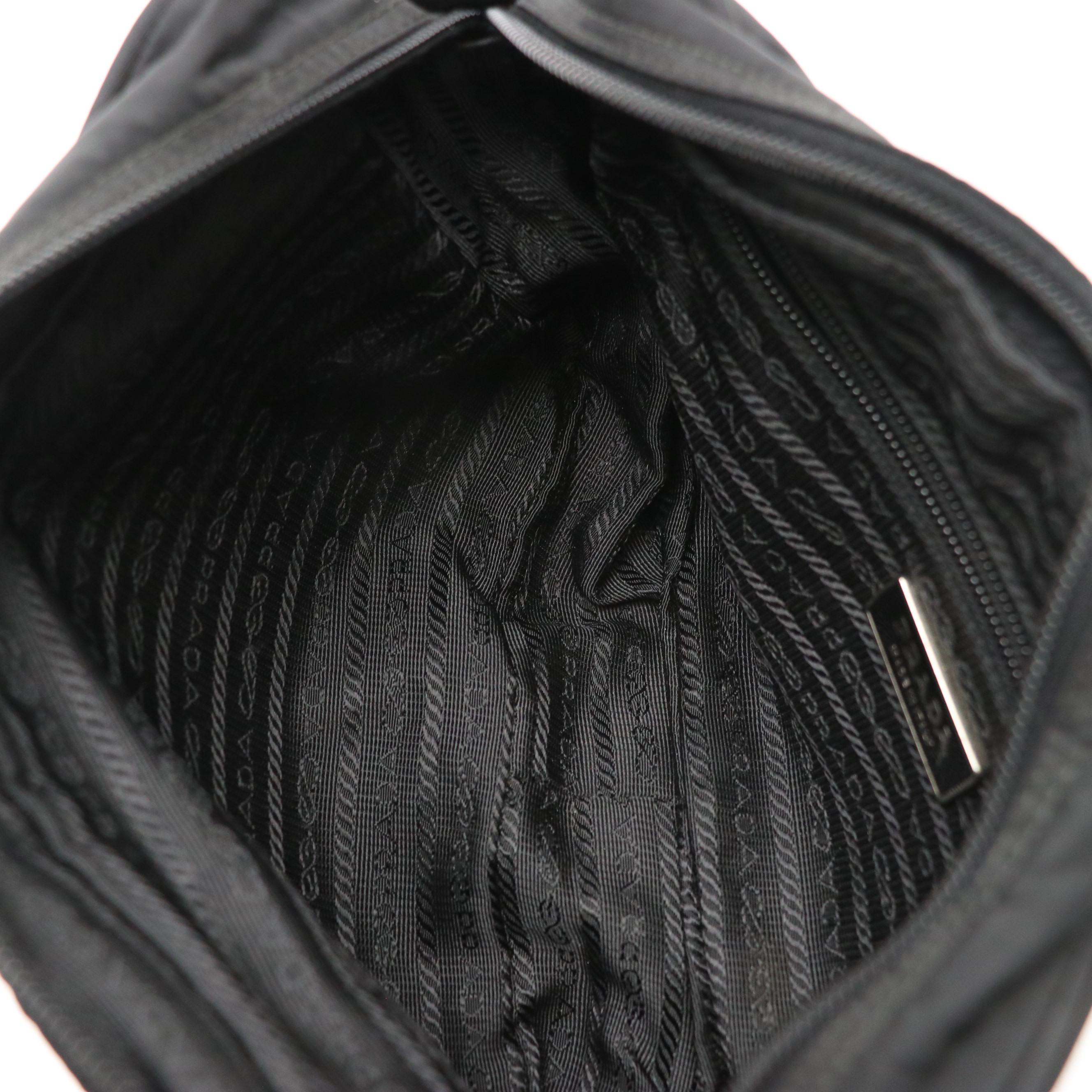 Prada Crossbody Bag in Black Tessuto Nylon