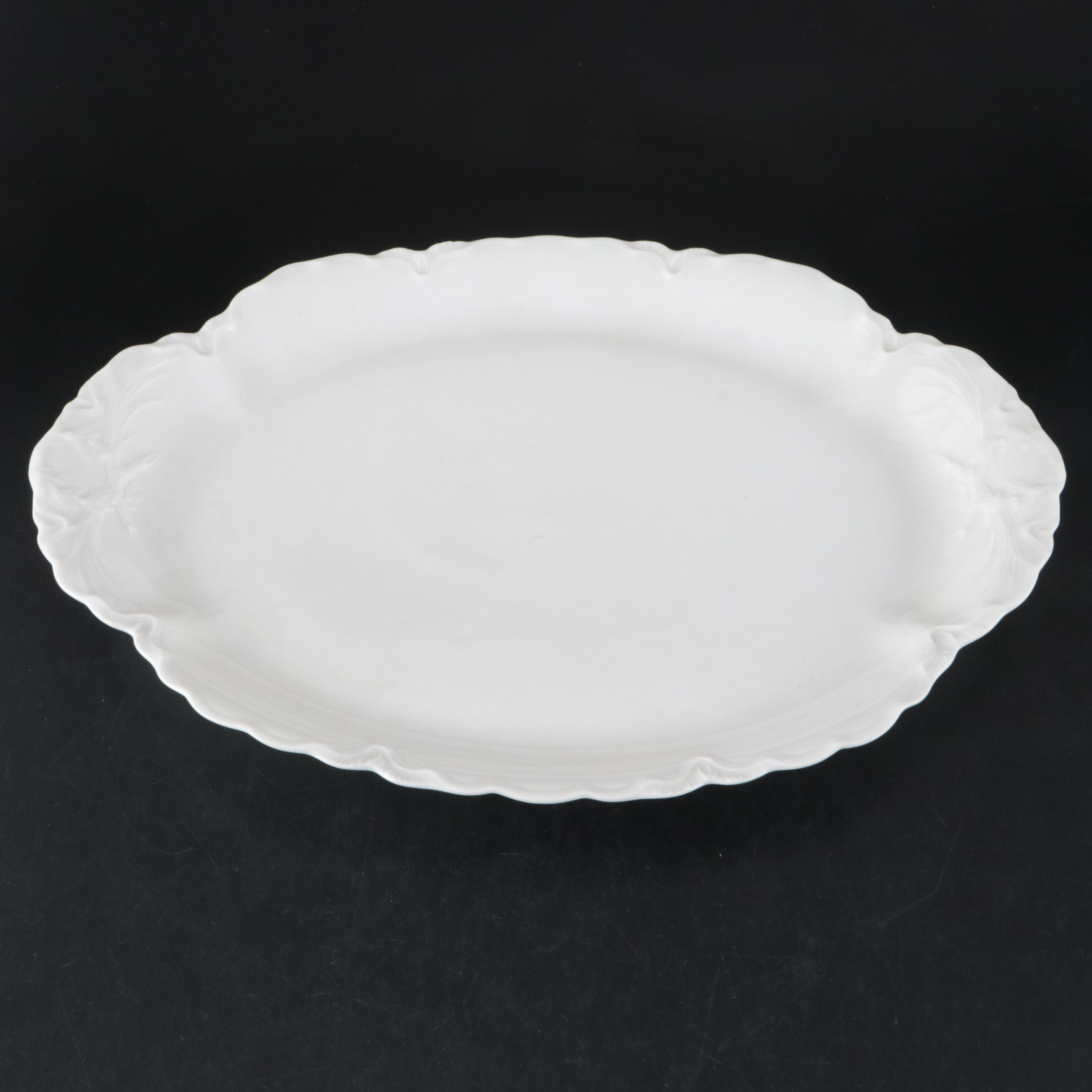 Haviland Limoges Platter with Other European Porcelain Tableware and Accessories