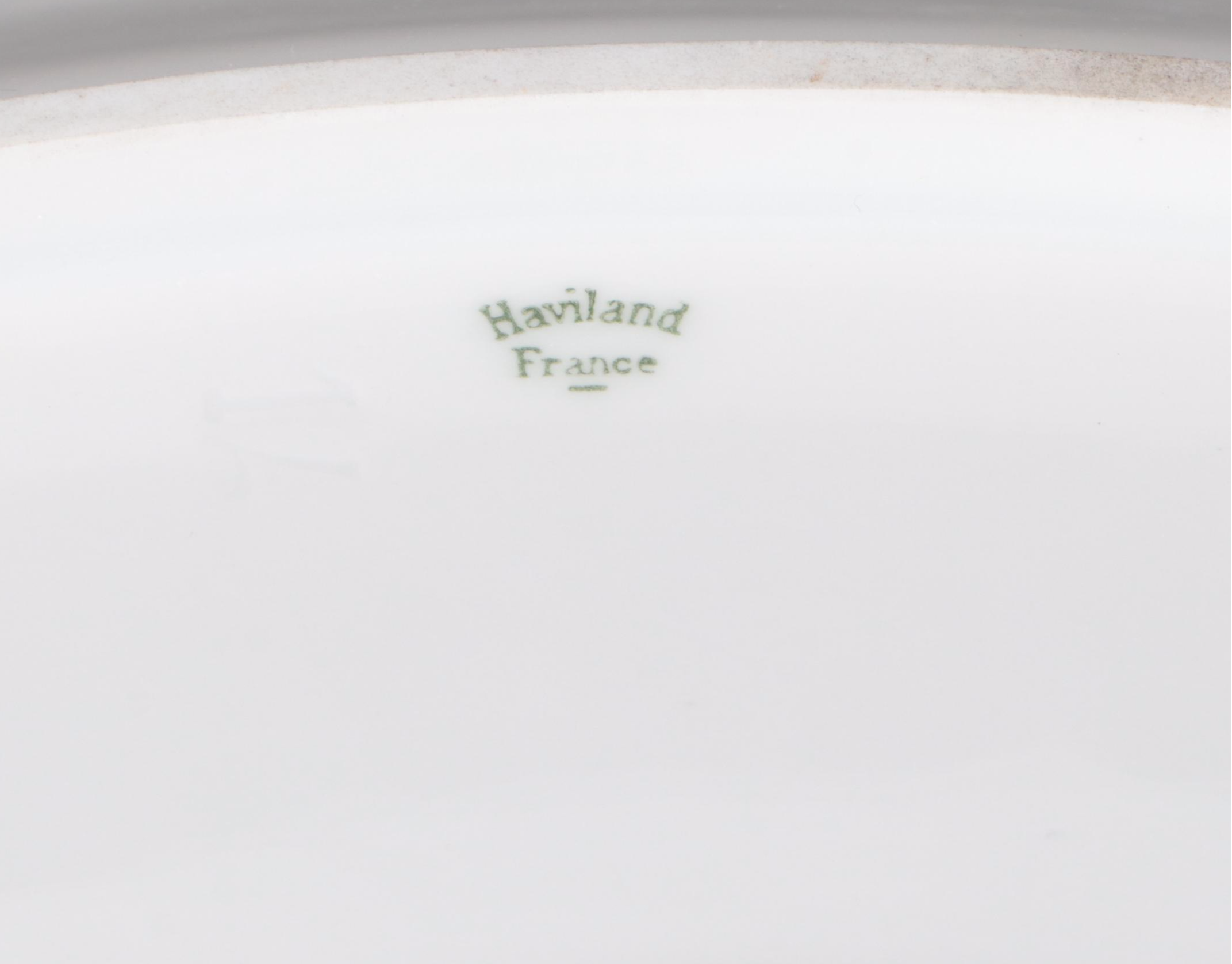 Haviland Limoges Platter with Other European Porcelain Tableware and Accessories