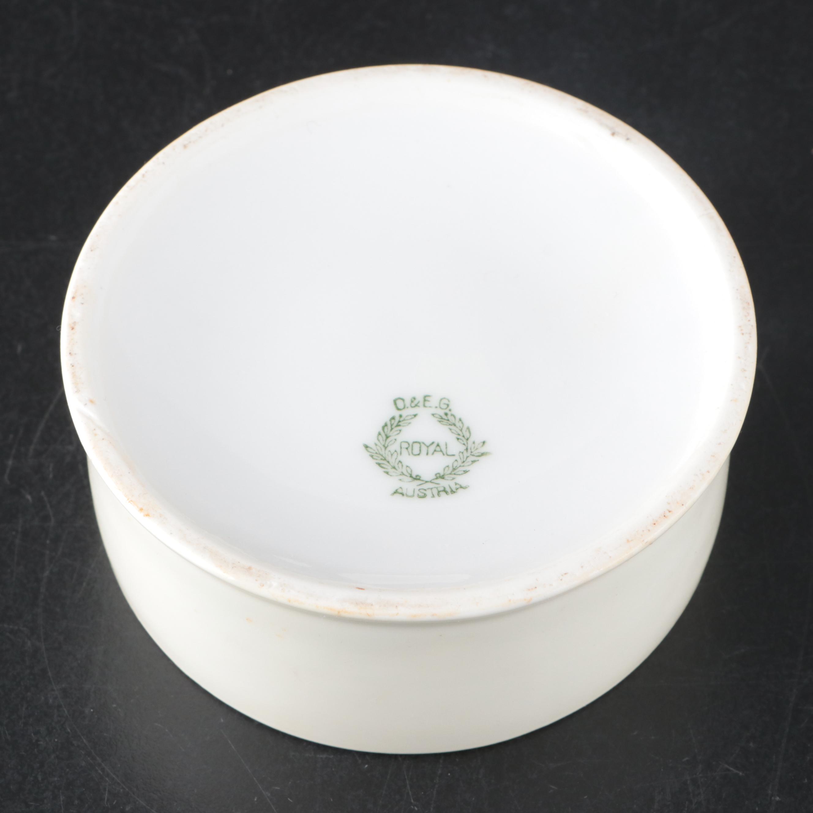 Haviland Limoges Platter with Other European Porcelain Tableware and Accessories