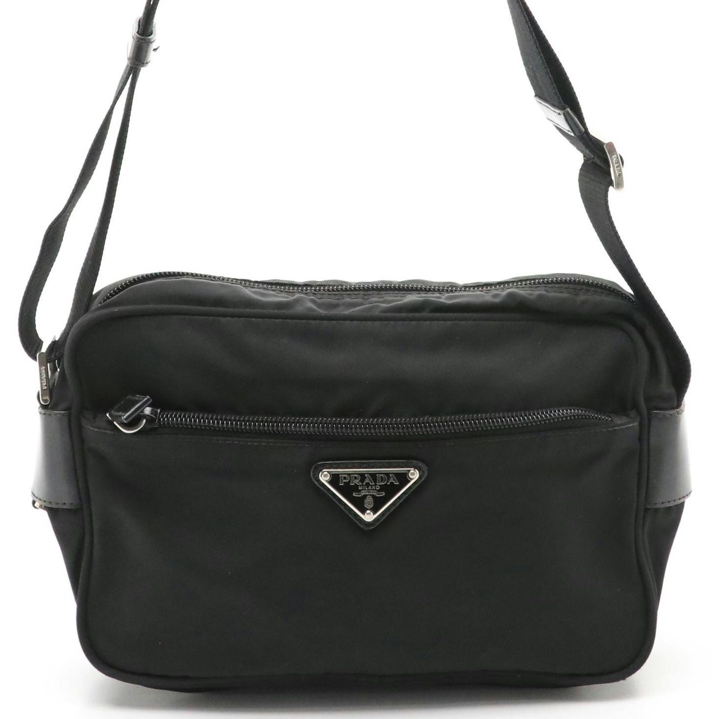 Prada Crossbody Bag in Black Tessuto Nylon