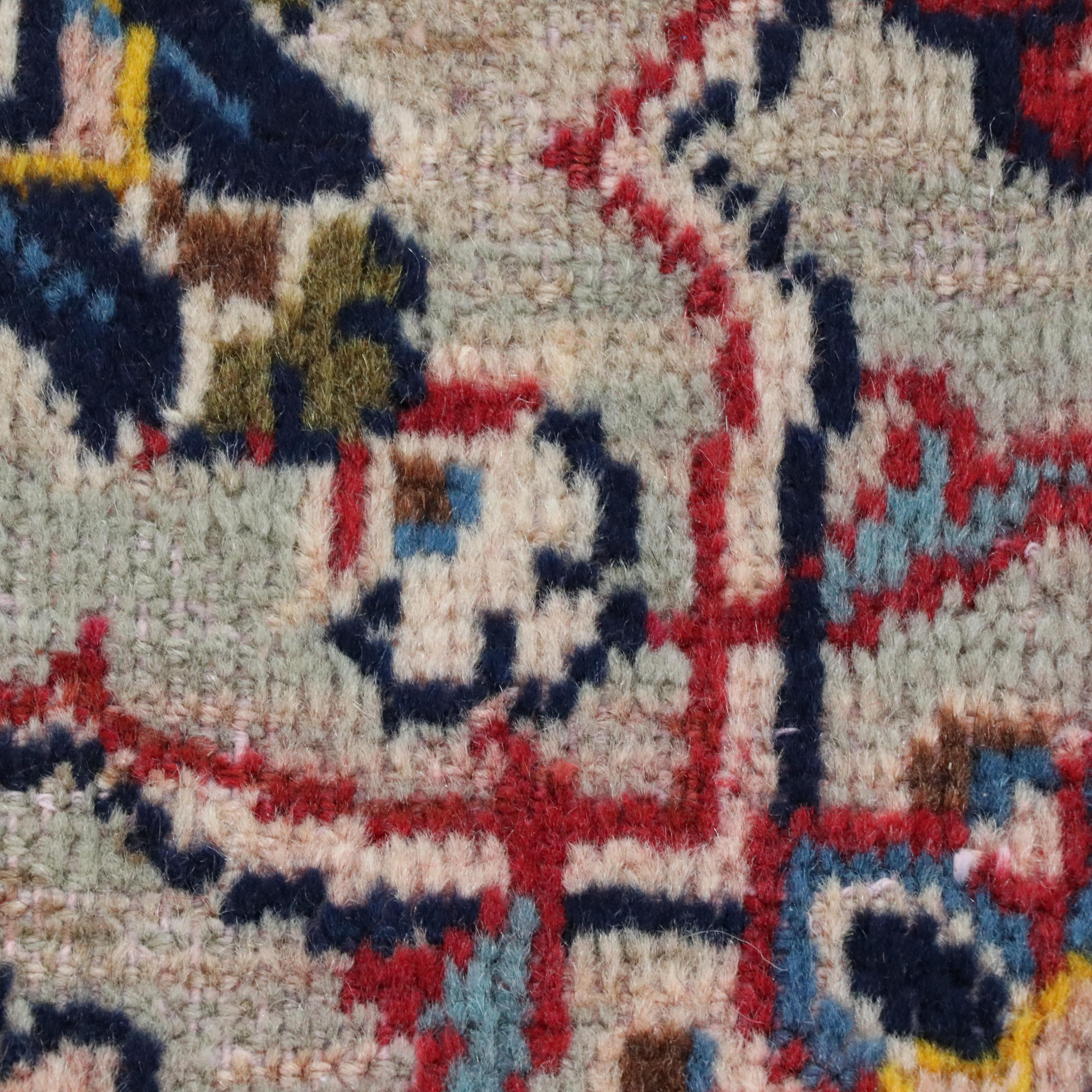 7'6 x 11'9 Hand-Knotted Persian Mashhad Area Rug