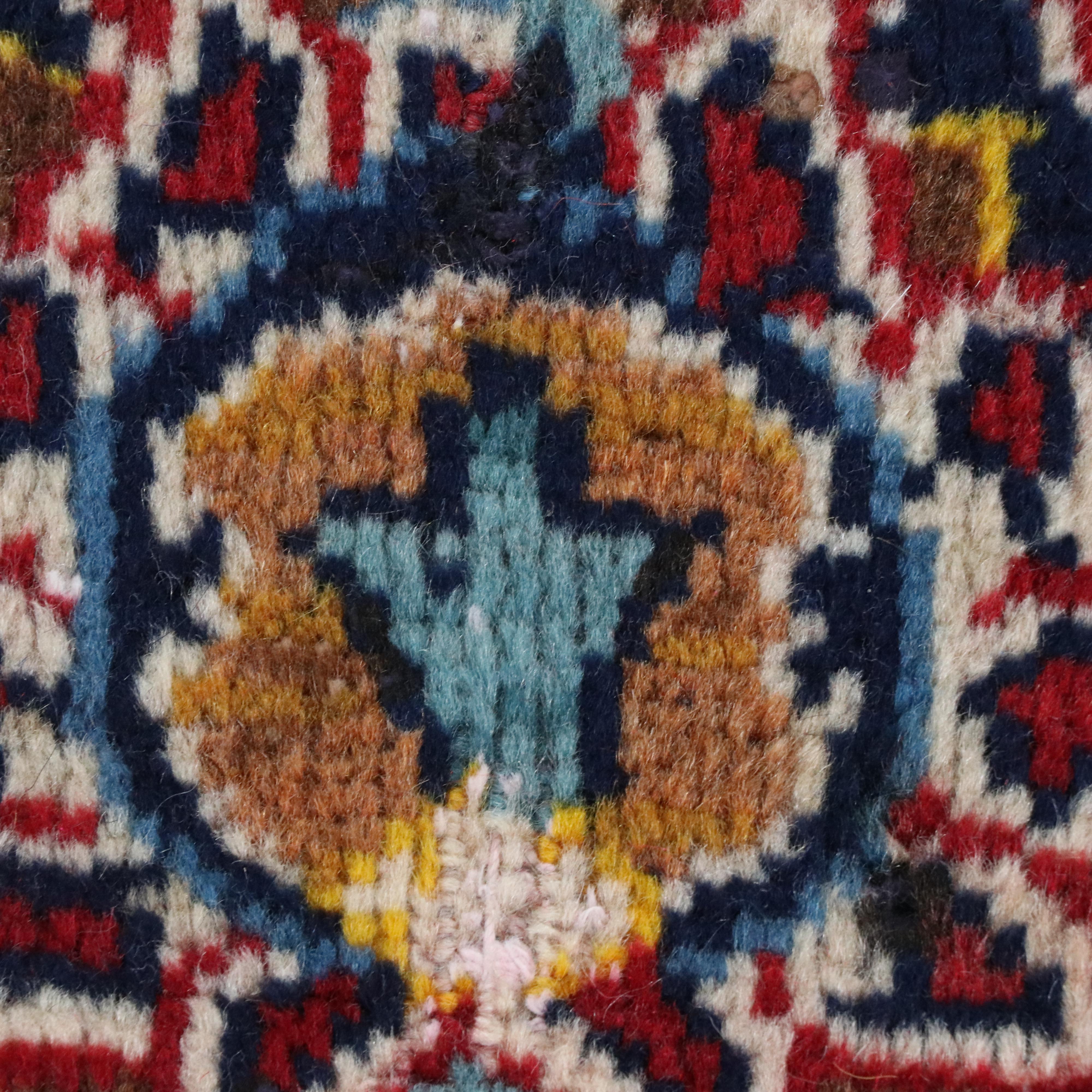 7'6 x 11'9 Hand-Knotted Persian Mashhad Area Rug