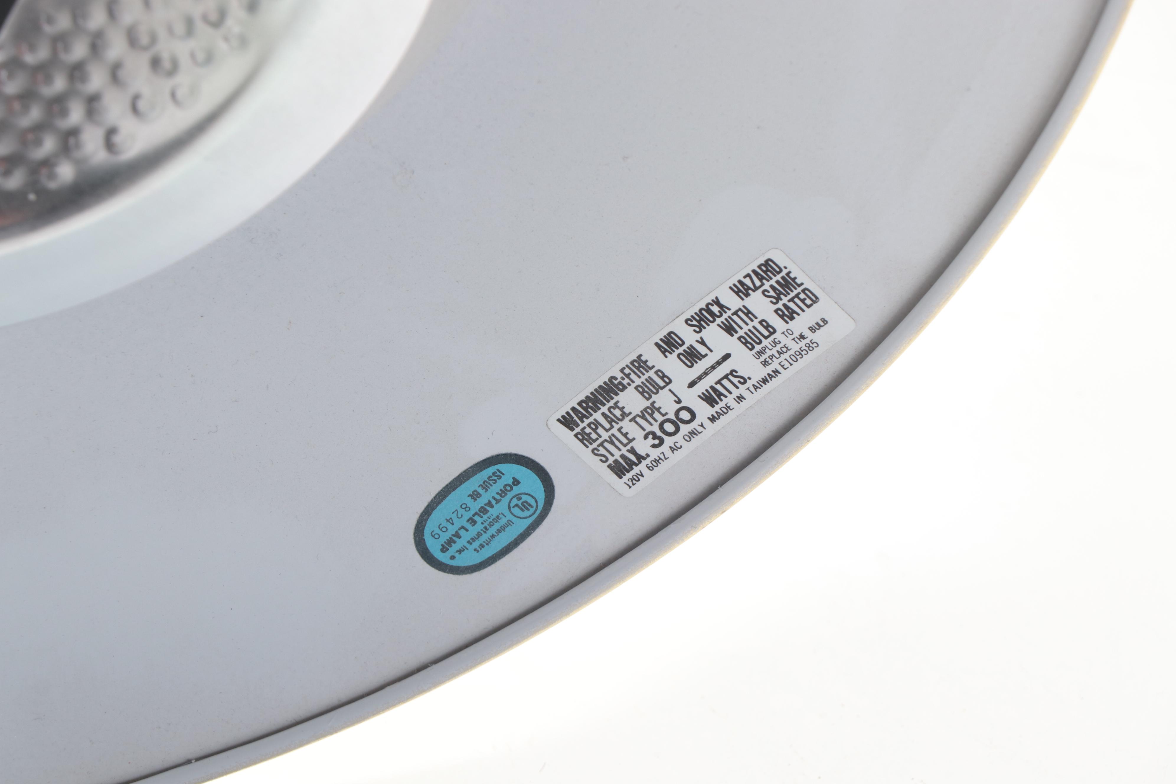 Deco Revival Lacquered Brass Torchère Floor Lamp, Late 20th C.