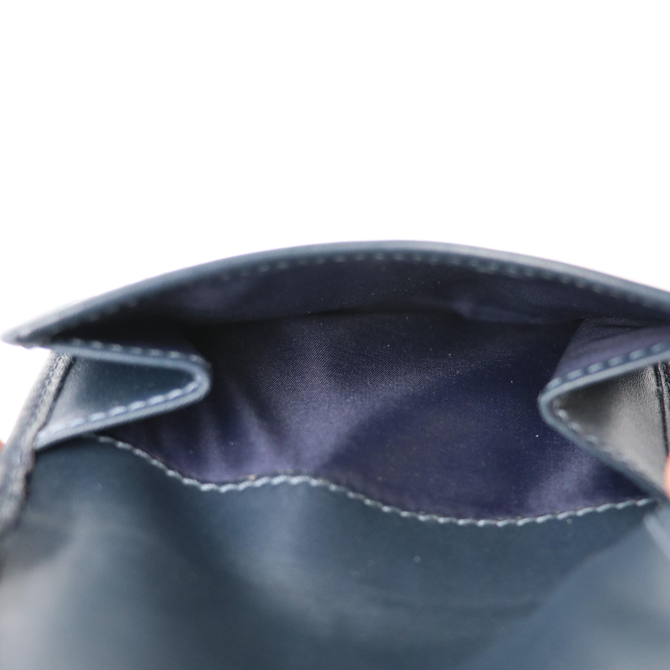 Coach Navy Signature Canvas Hobo Shoulder Bag & Wallet, Heritage Stripe Tote Bag