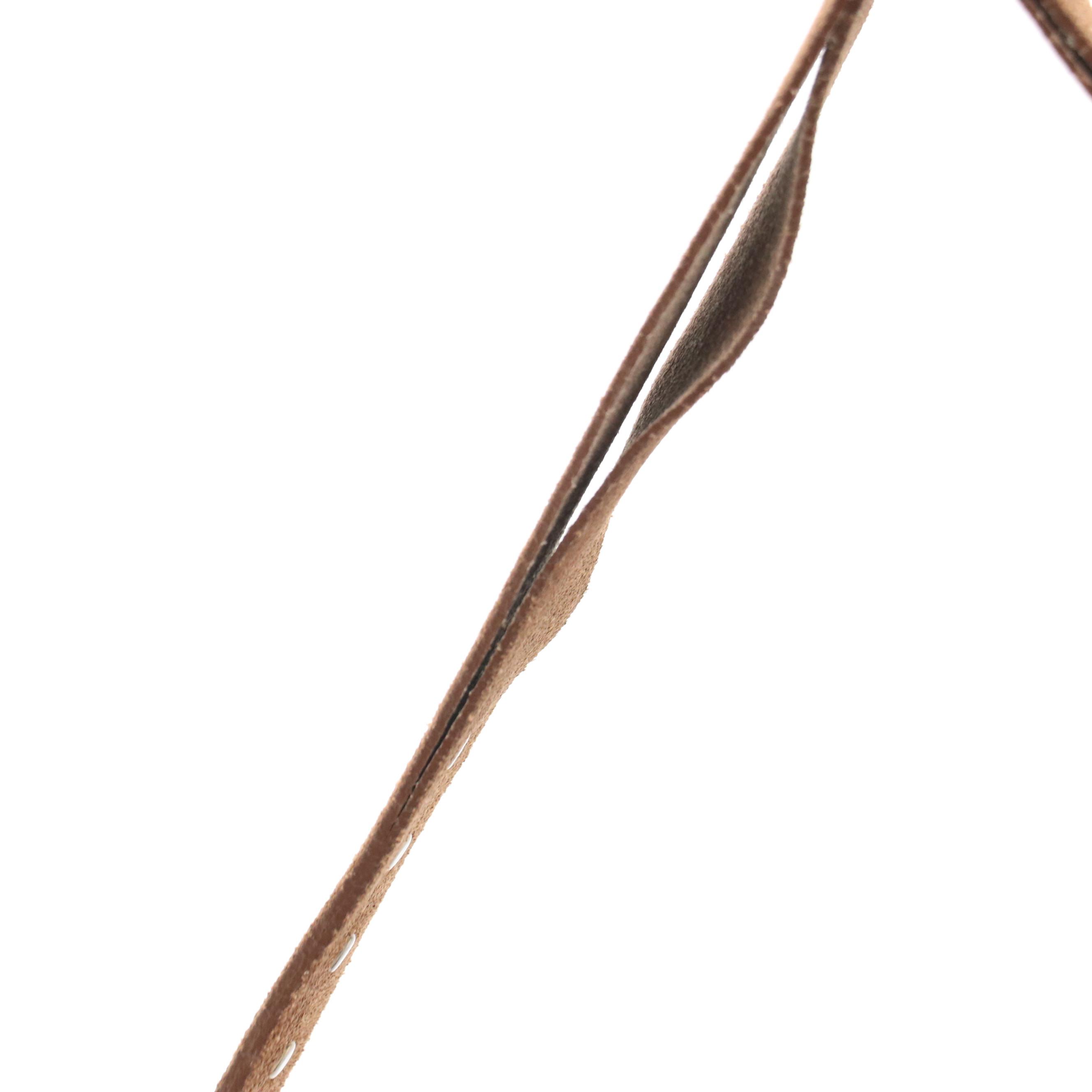 Celine Mocha Brown Studded Suede Shoulder Bag