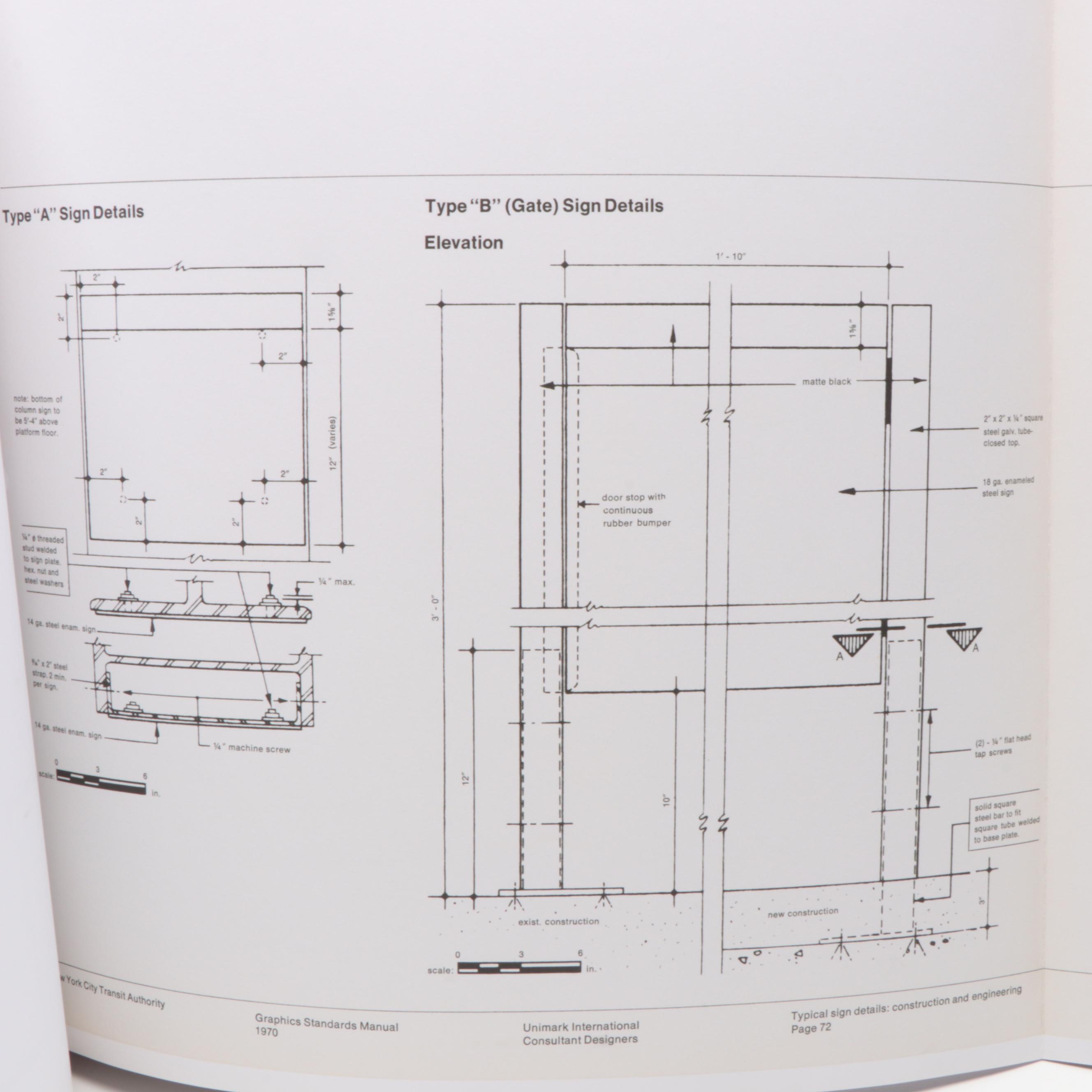 "New York City Transit Authority Graphics Standard Manual," 1970
