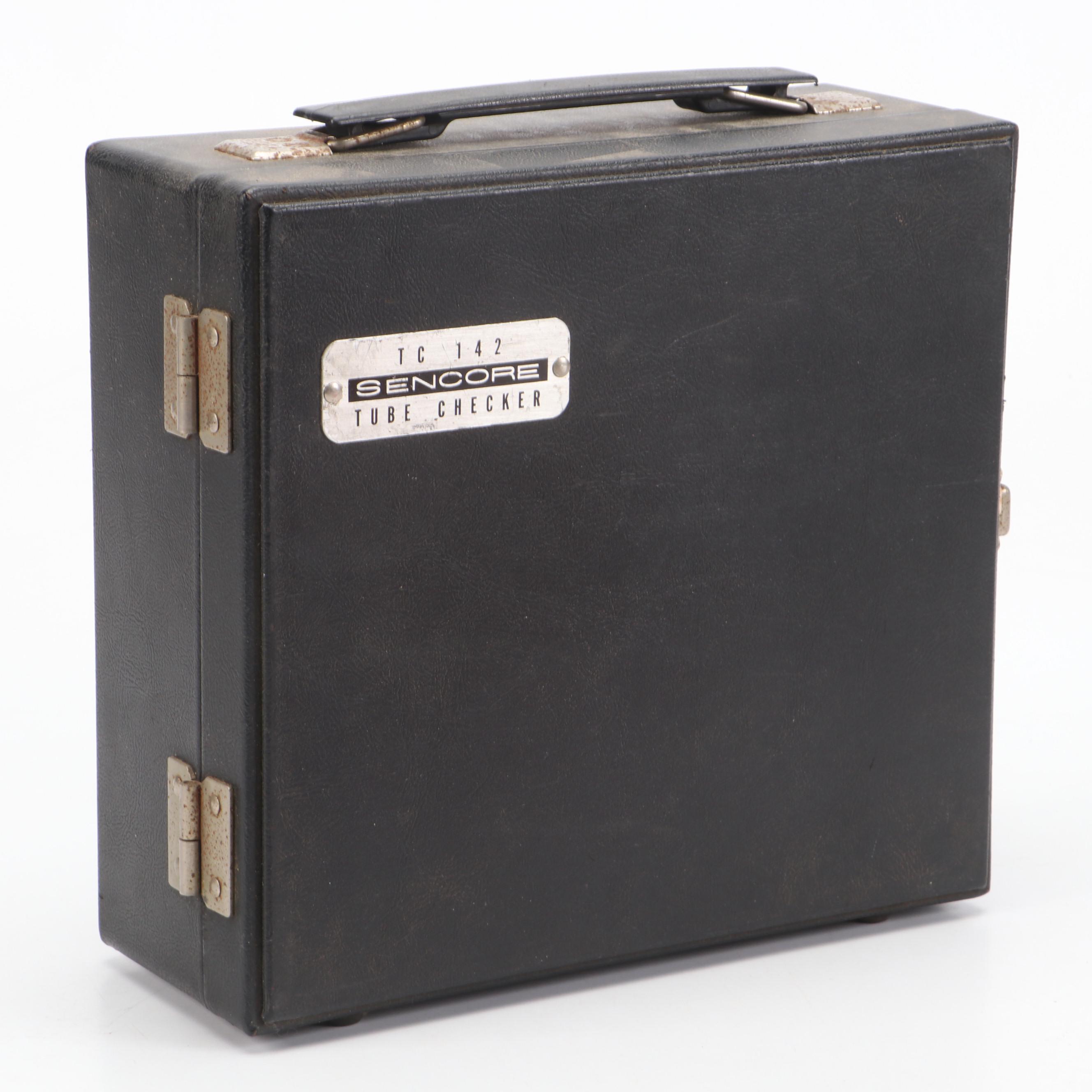 Sencore TC 142 Mighty Mite Tube Checker with General Electric and RCA Tubes