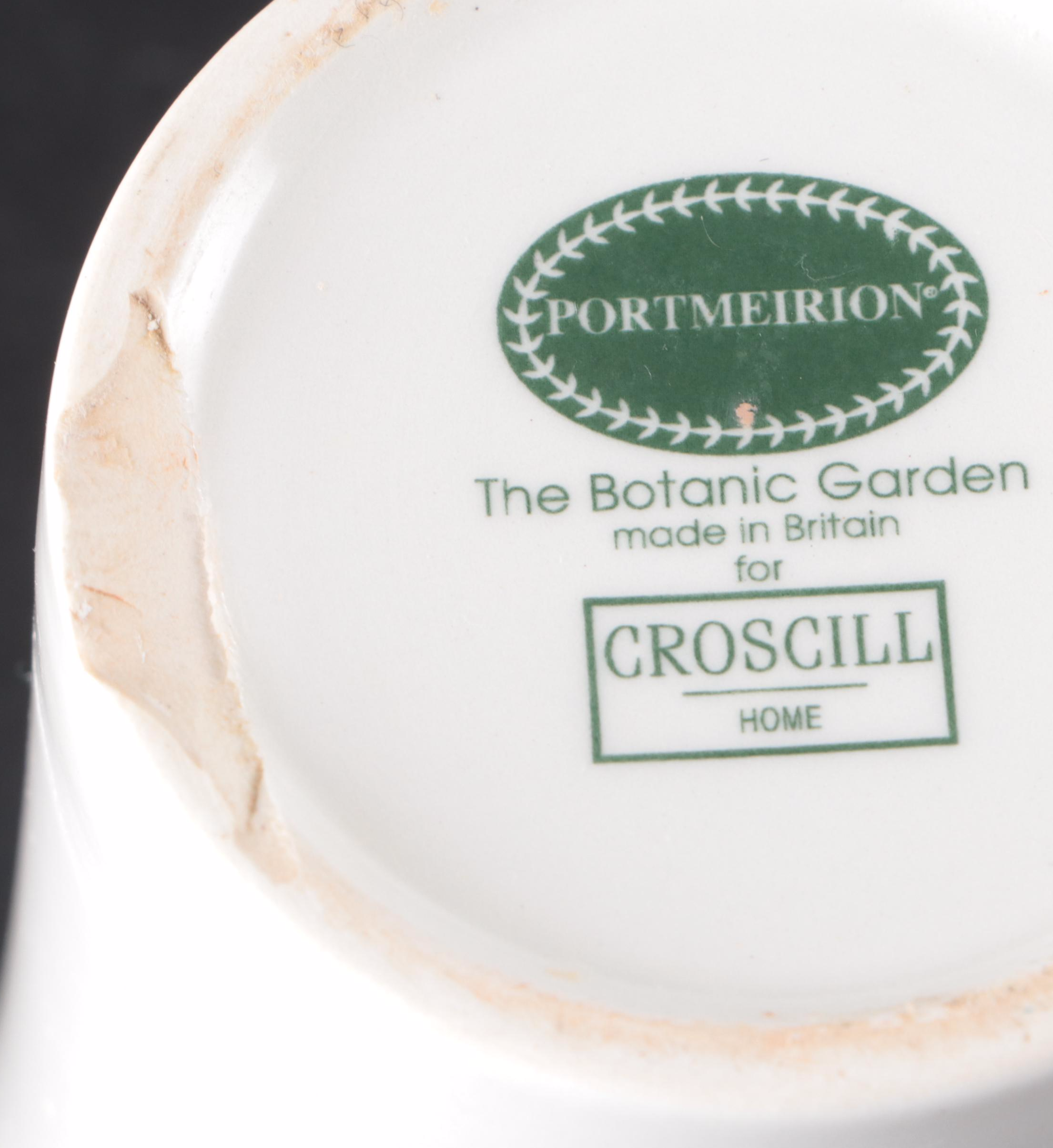 Portmeirion "The Botanic Garden" Set of Ceramic Bathroom Accessories