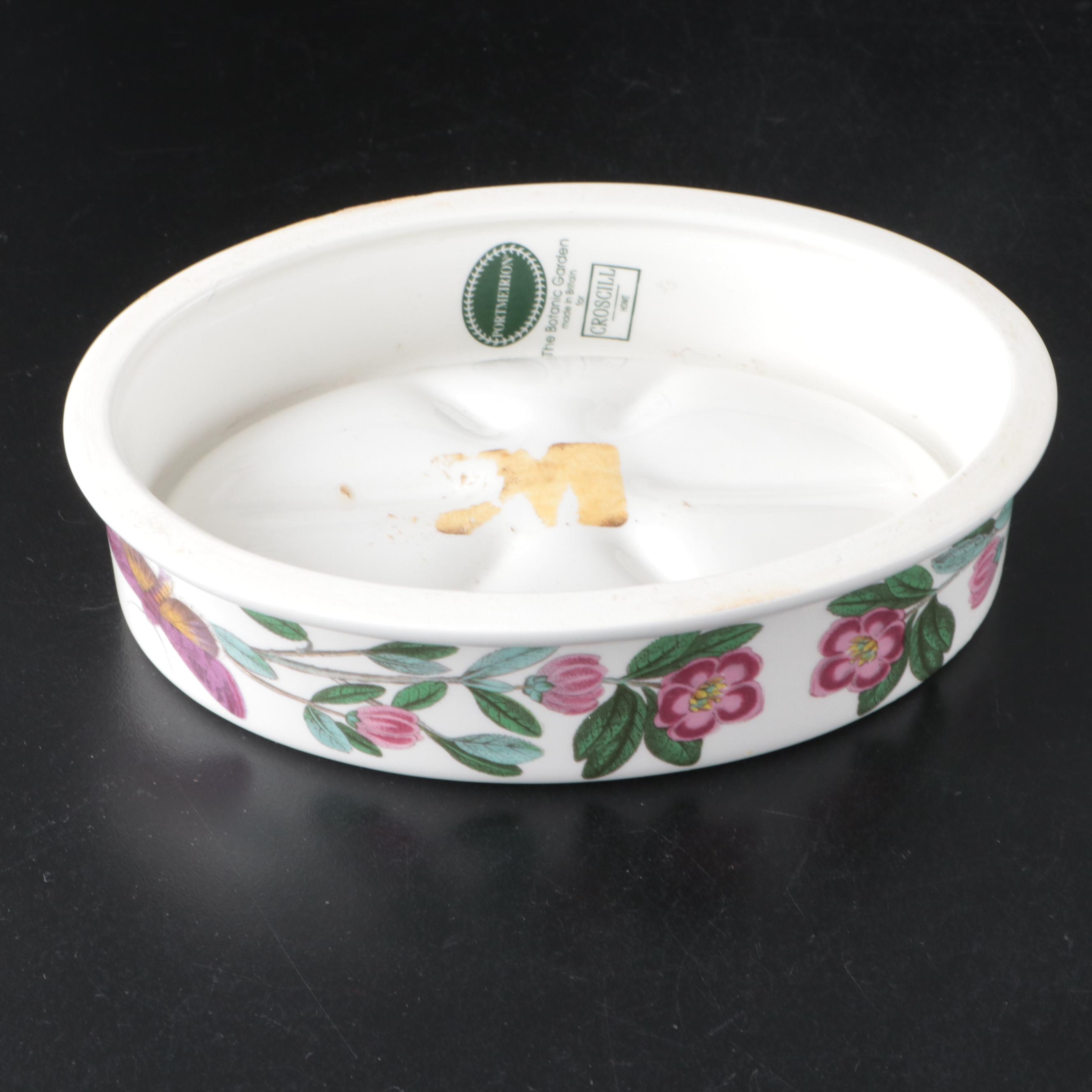 Portmeirion "The Botanic Garden" Set of Ceramic Bathroom Accessories