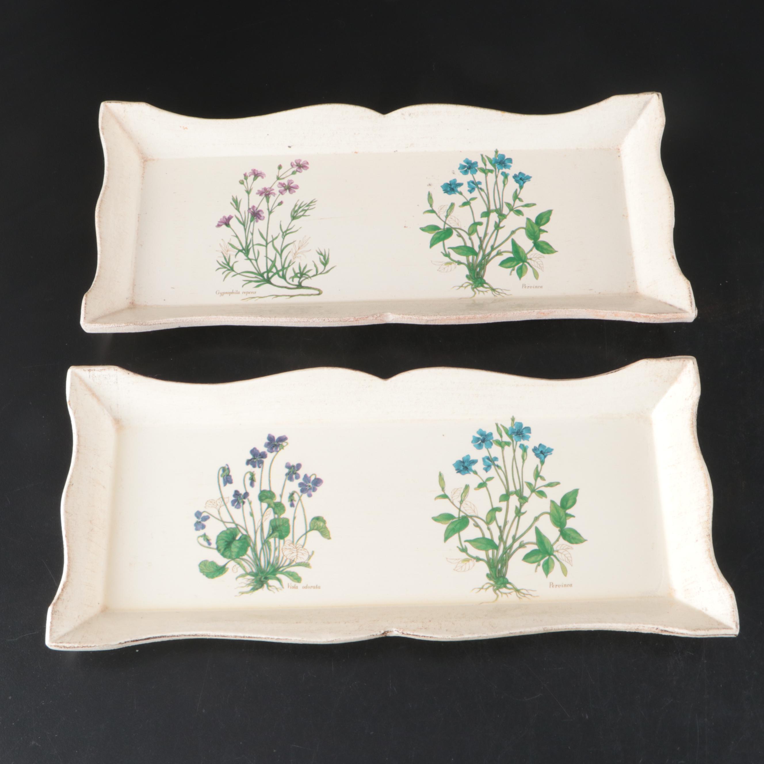 Portmeirion "The Botanic Garden" Set of Ceramic Bathroom Accessories