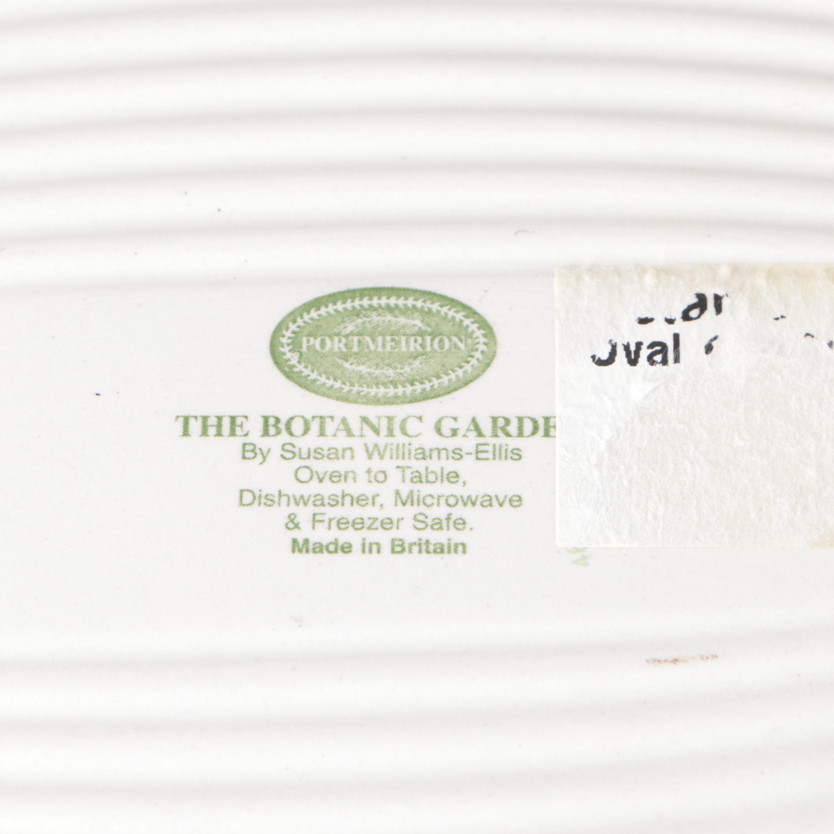 Portmeirion "The Botanic Garden" Set of Ceramic Bathroom Accessories