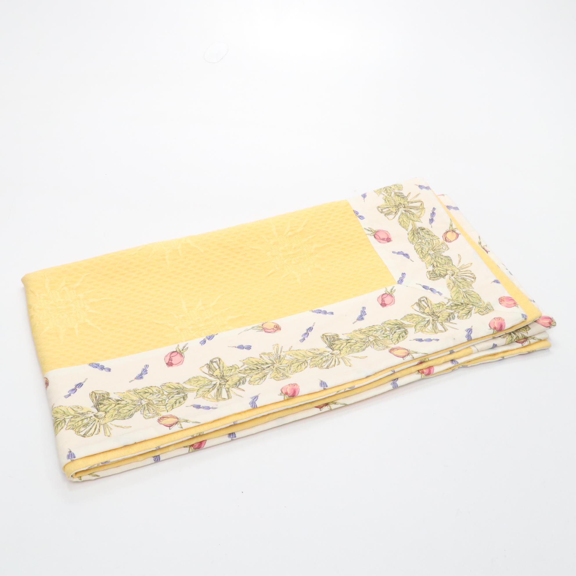 Ceramiche Cosmolena "Ravello Dec A Mano" Jar with Tablecloth and Skyras Bowl