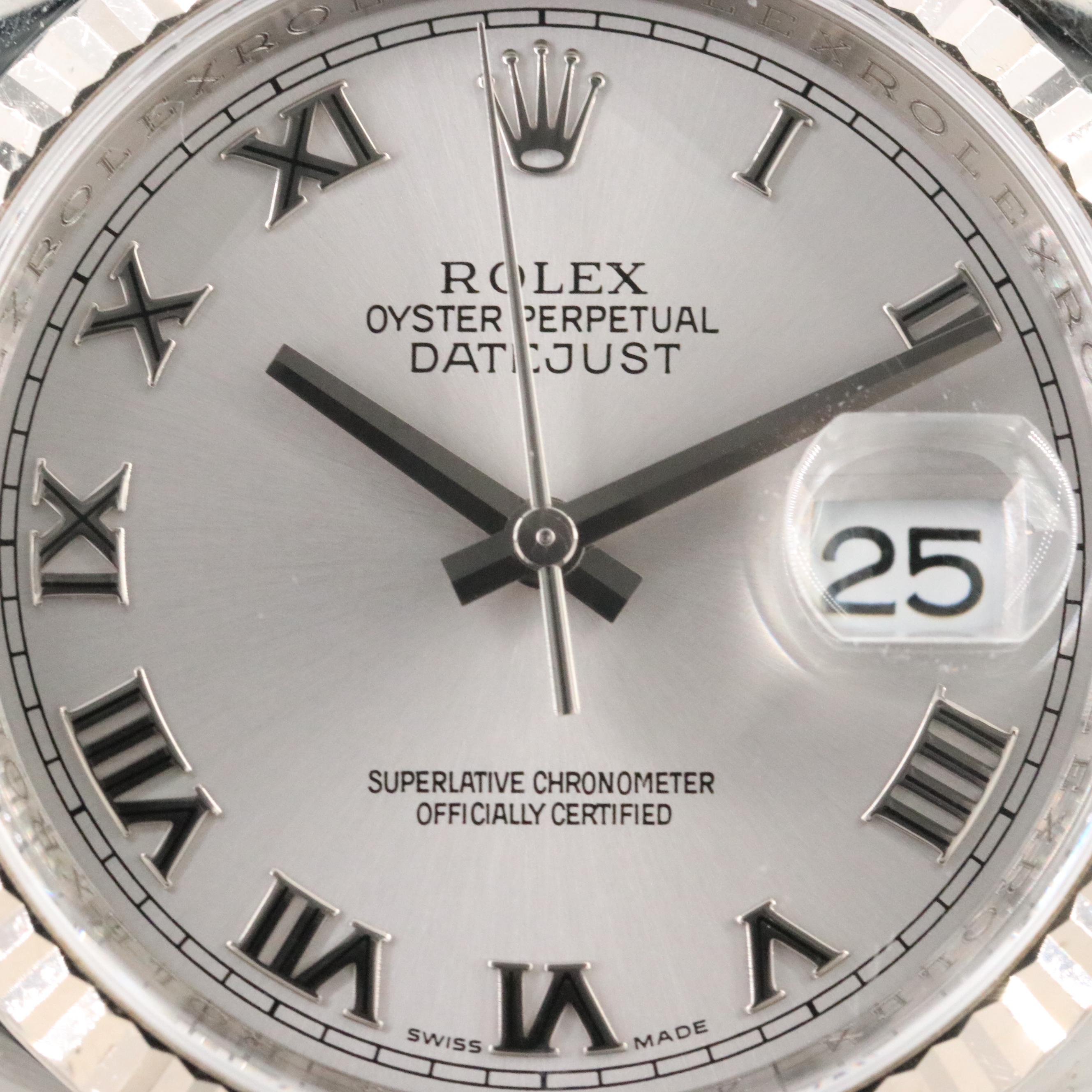 2006 Rolex Datejust 18K and Steelinox Watch