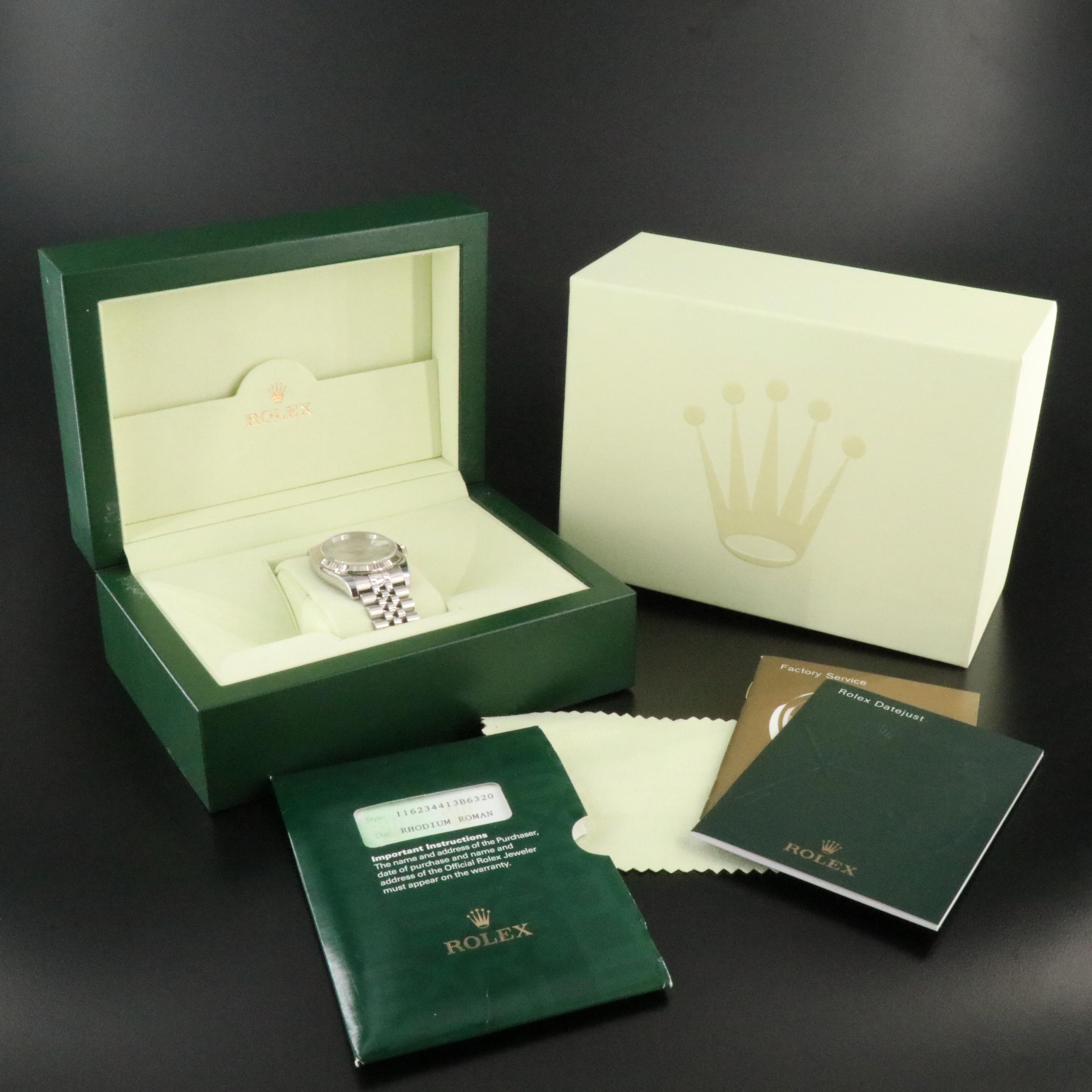 2006 Rolex Datejust 18K and Steelinox Watch