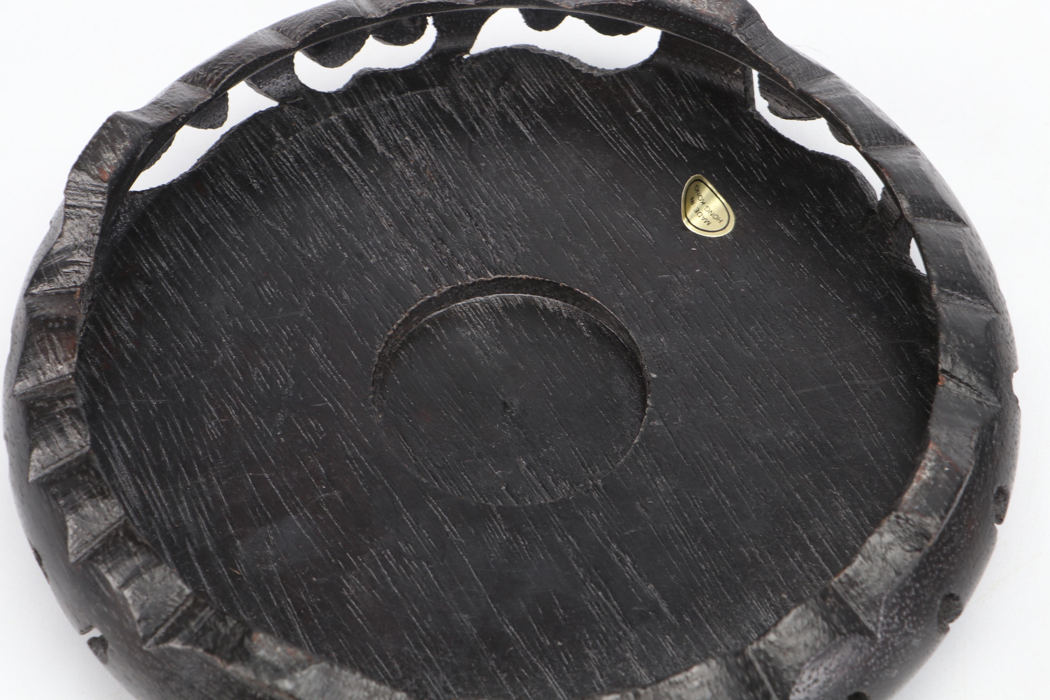 Pair of Japanese Porcelain Imari Baluster Vases with Wooden Stands