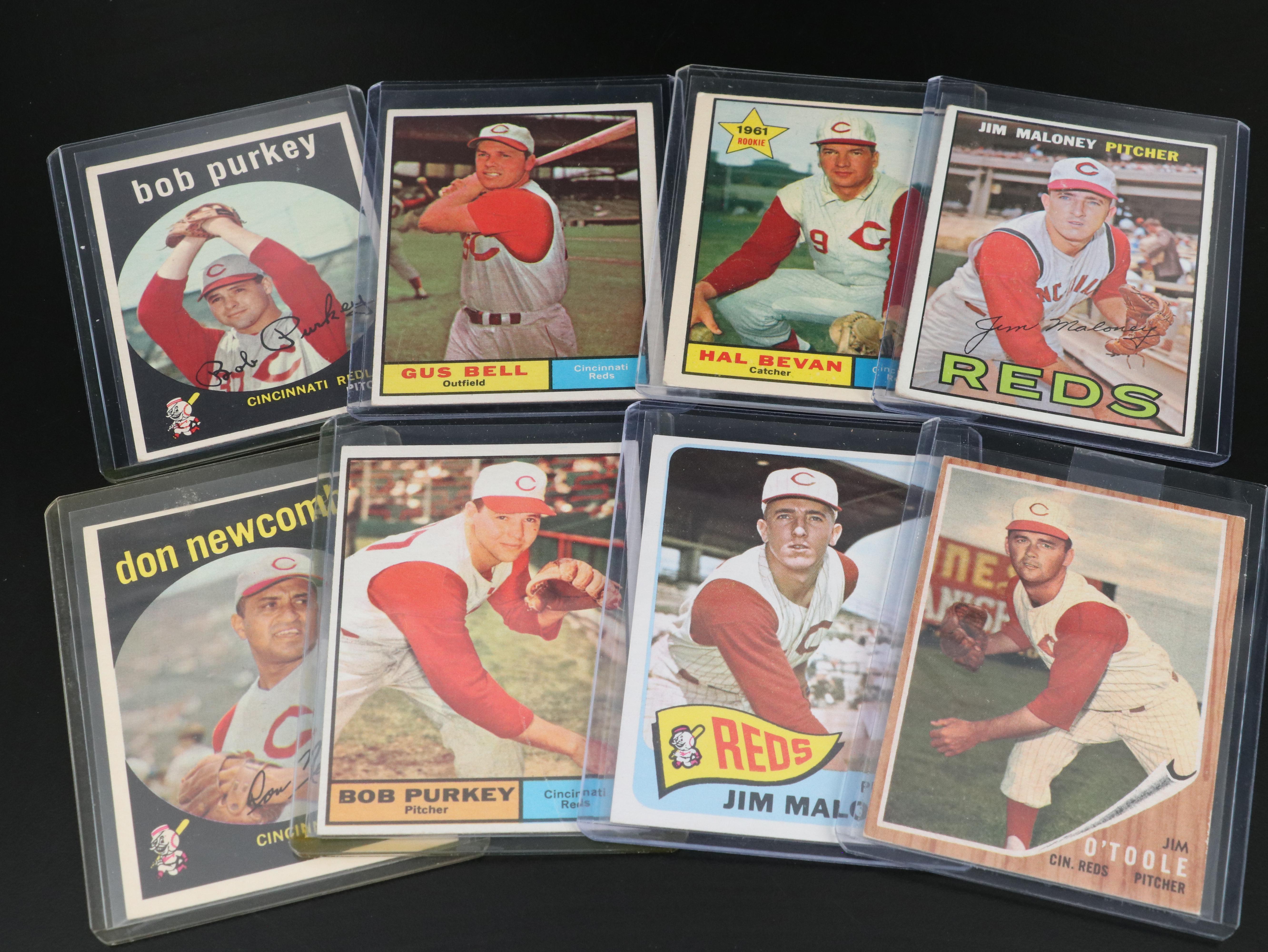 Cincinnati Reds Baseball Cards Featuring Pete Rose, Johnny Bench, and More