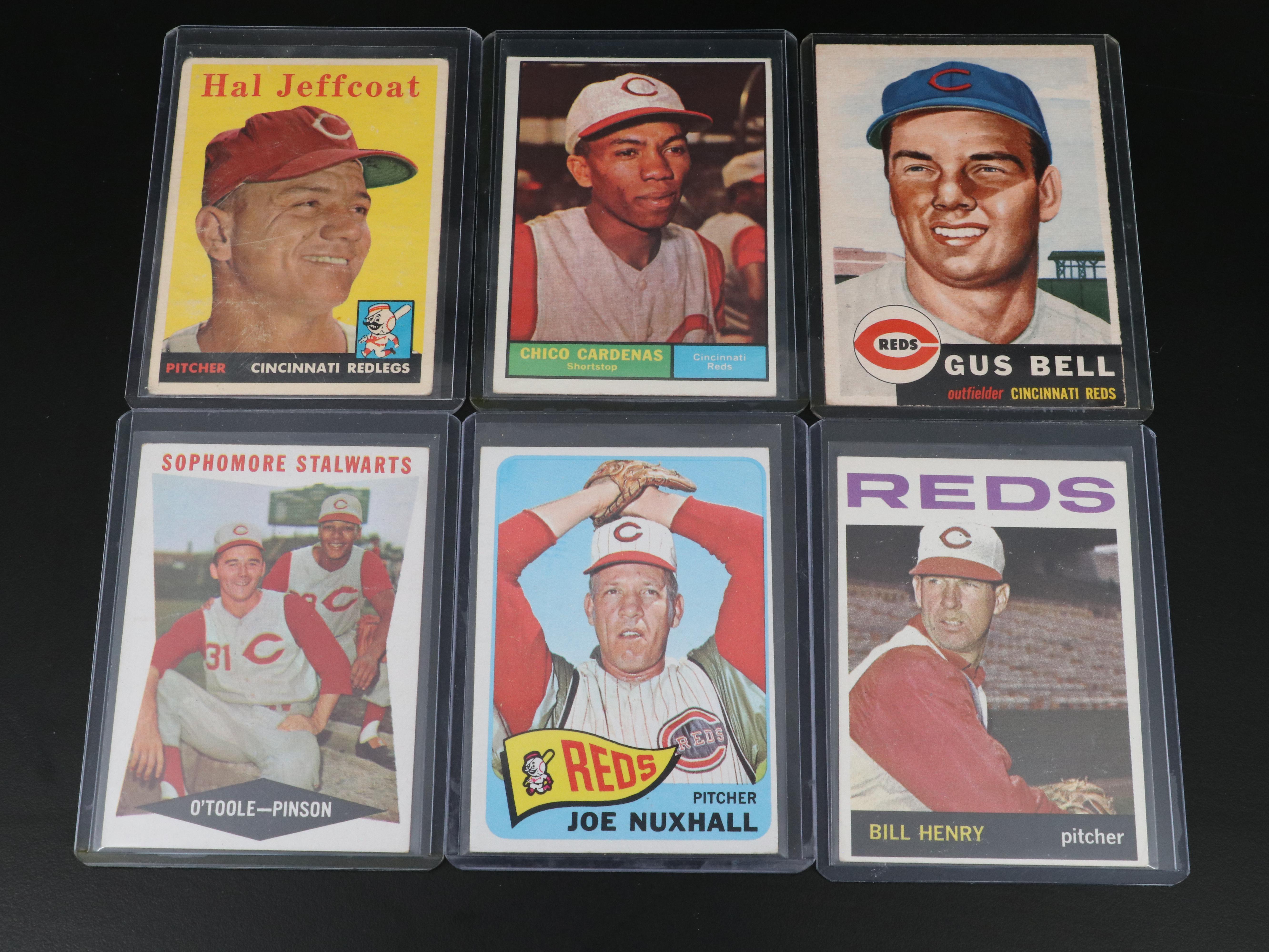 Cincinnati Reds Baseball Cards Featuring Pete Rose, Johnny Bench, and More