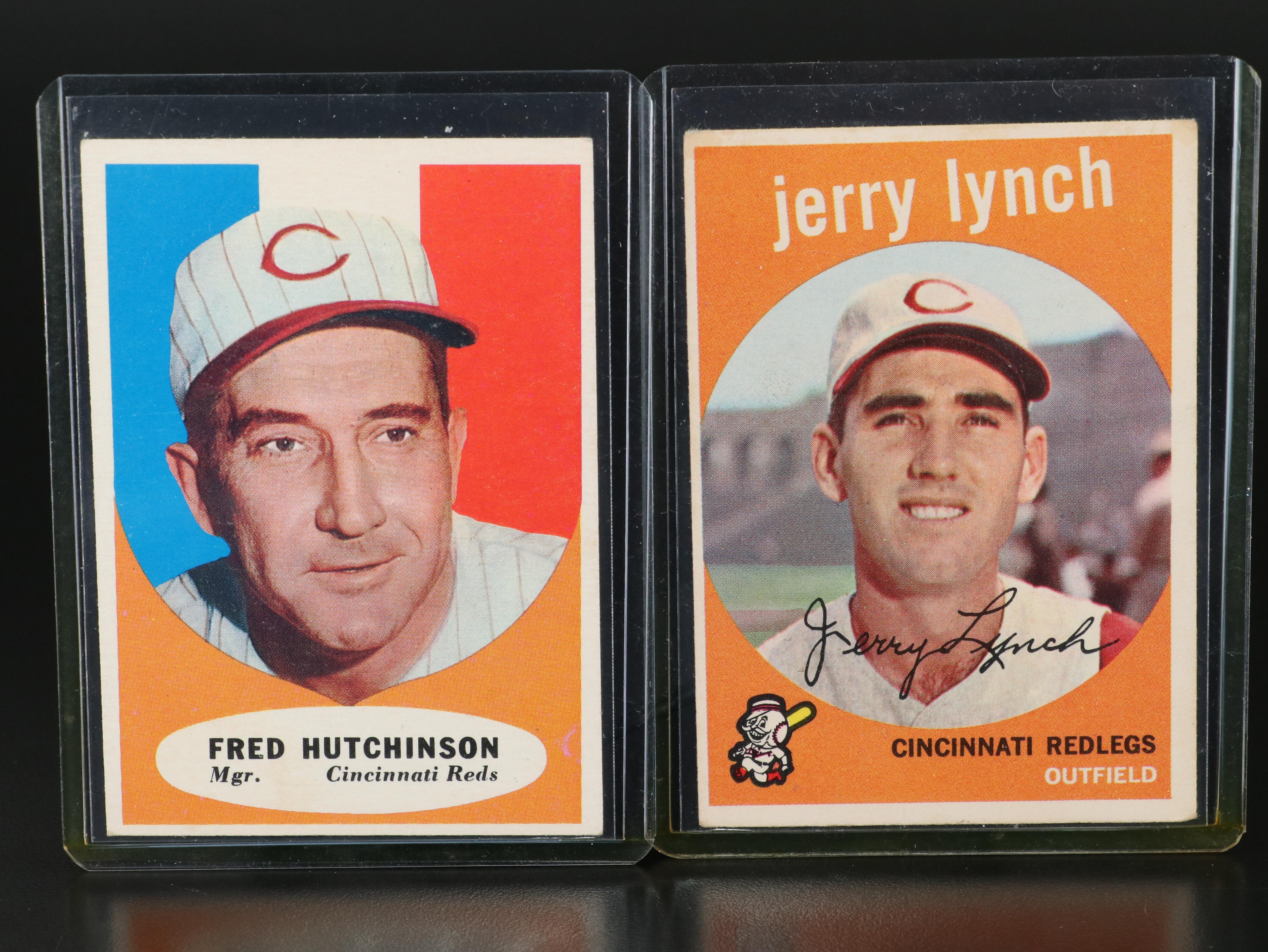 Cincinnati Reds Baseball Cards Featuring Pete Rose, Johnny Bench, and More