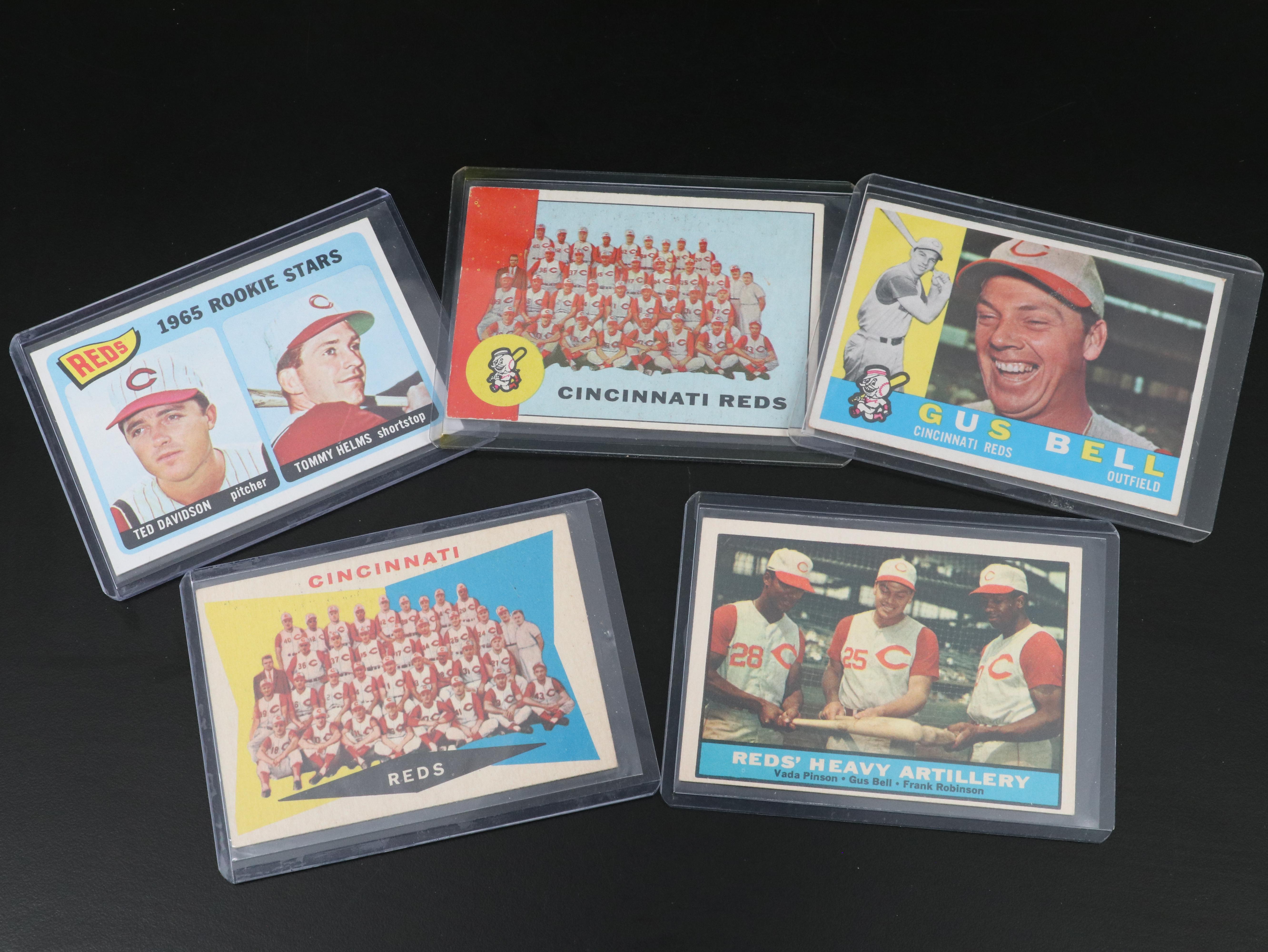 Cincinnati Reds Baseball Cards Featuring Pete Rose, Johnny Bench, and More