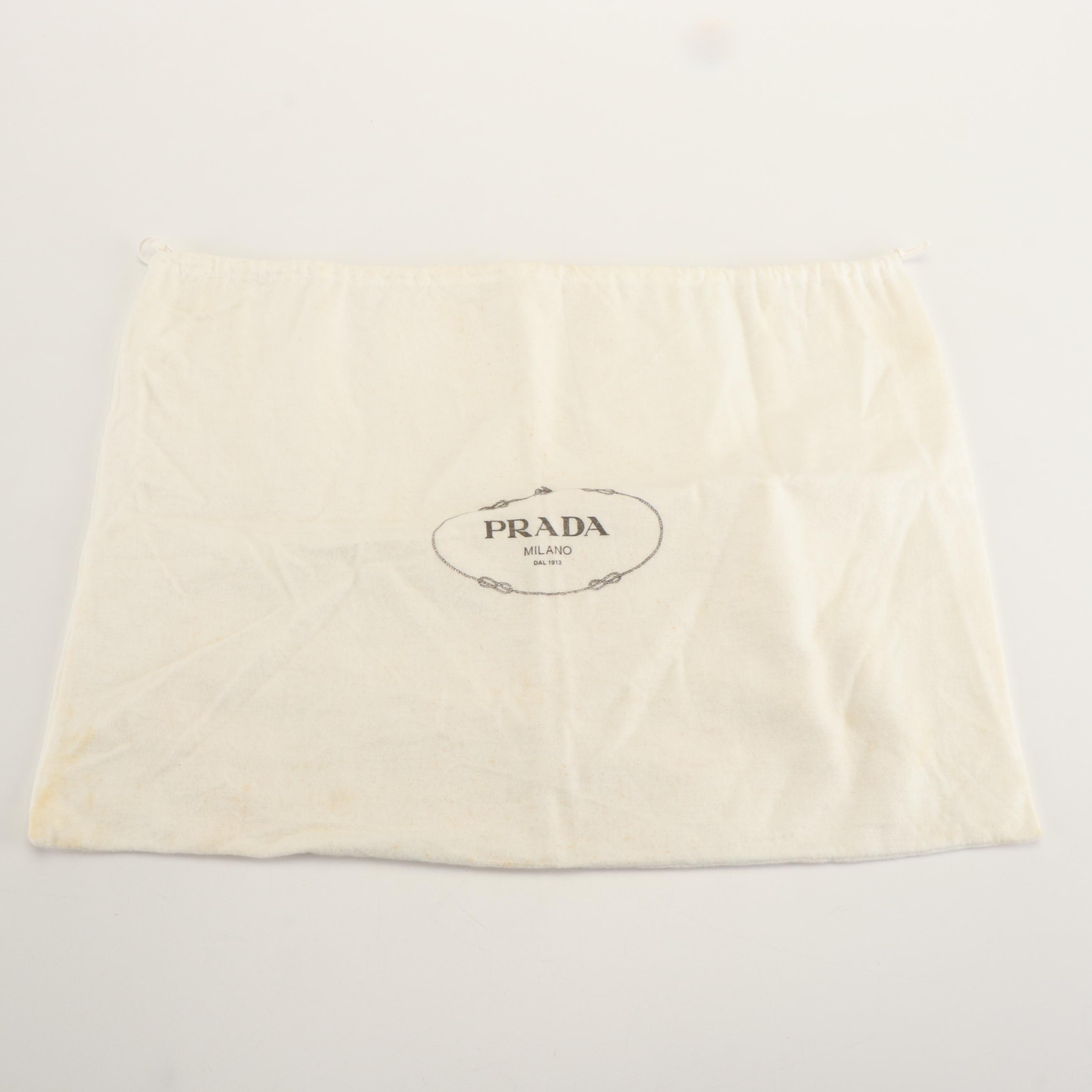 Prada Shoulder Tote Bag in Black Tessuto Nylon