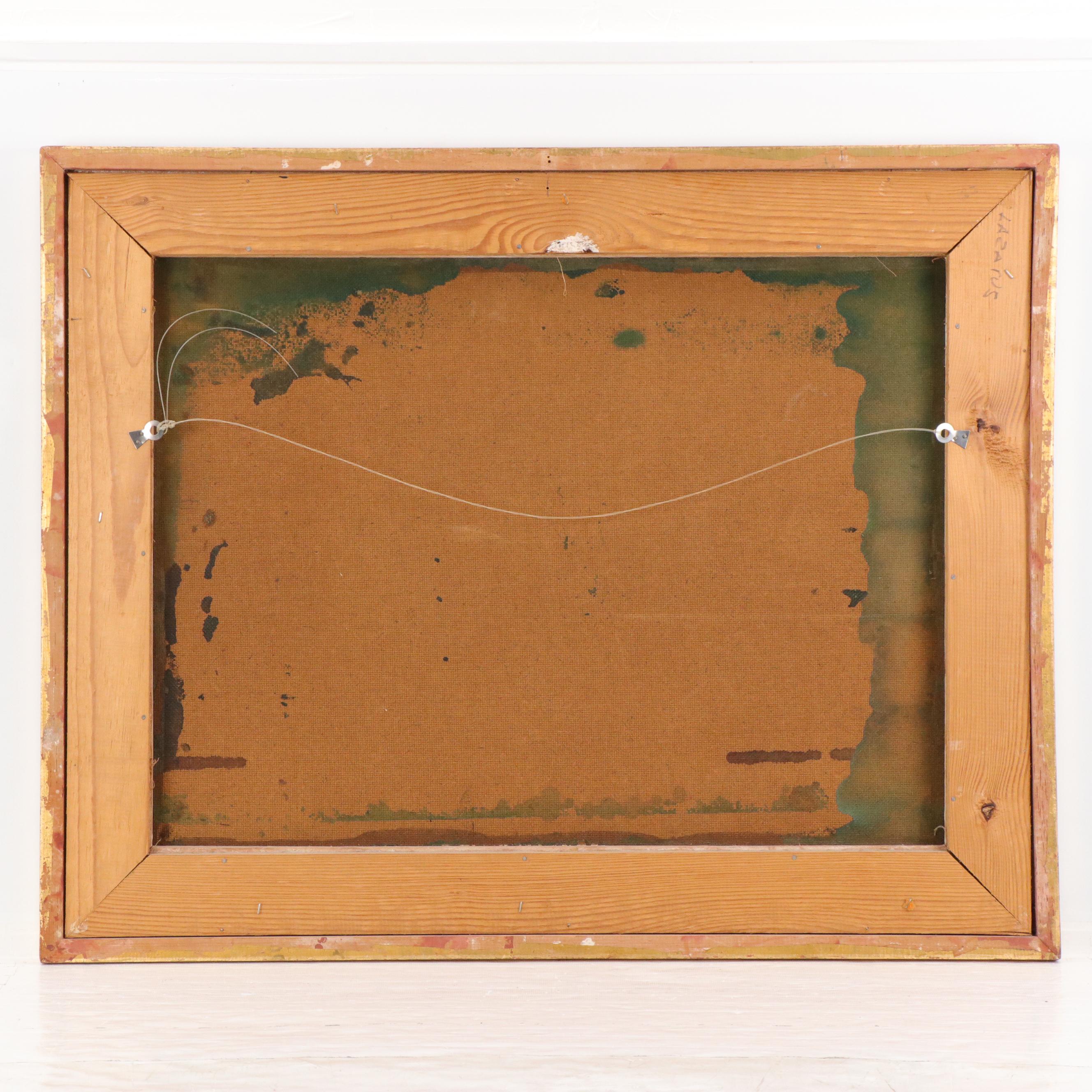 Leonardo Nierman Abstract Expressionist Oil Painting