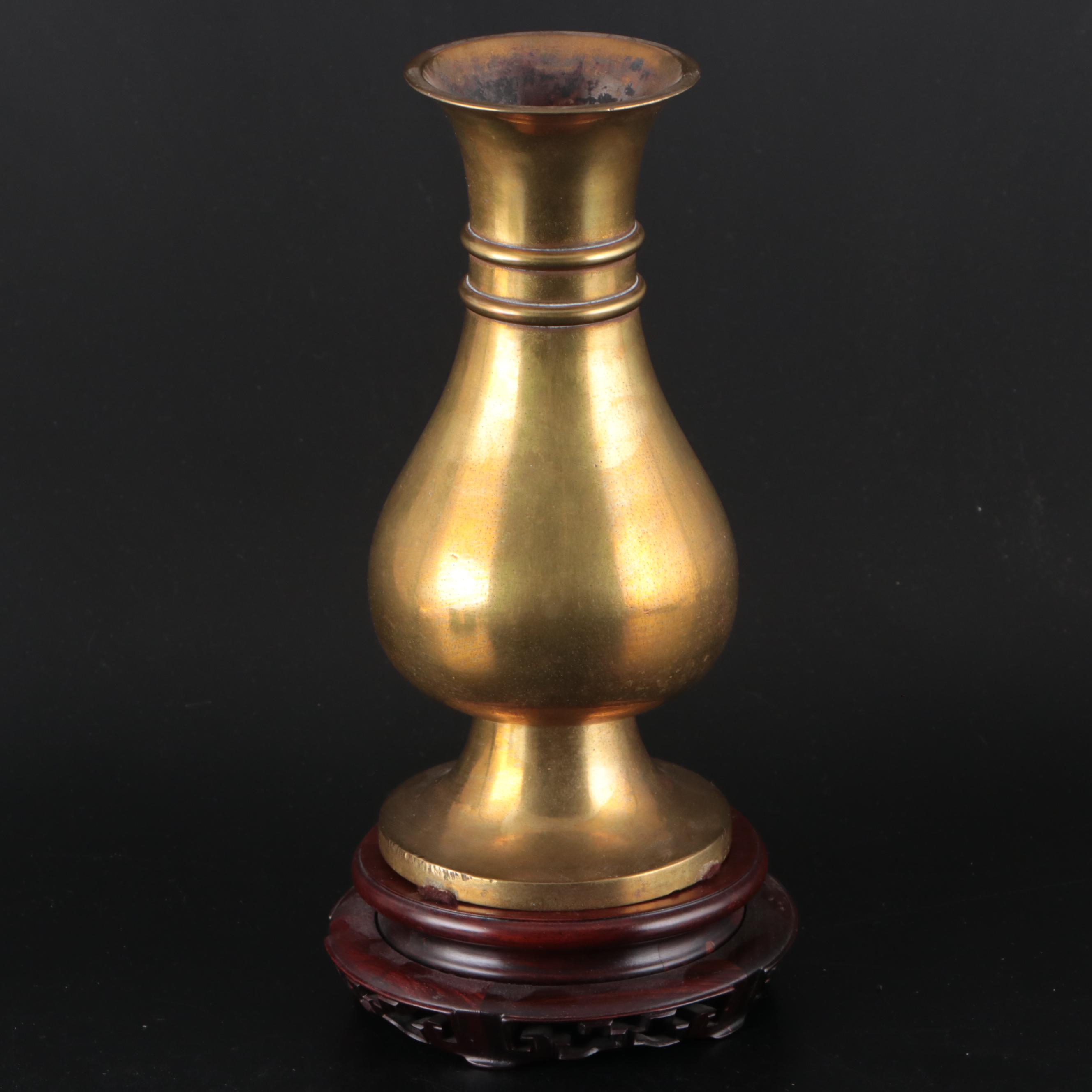 Brass Eagle Head Bookends with Vase and Planter