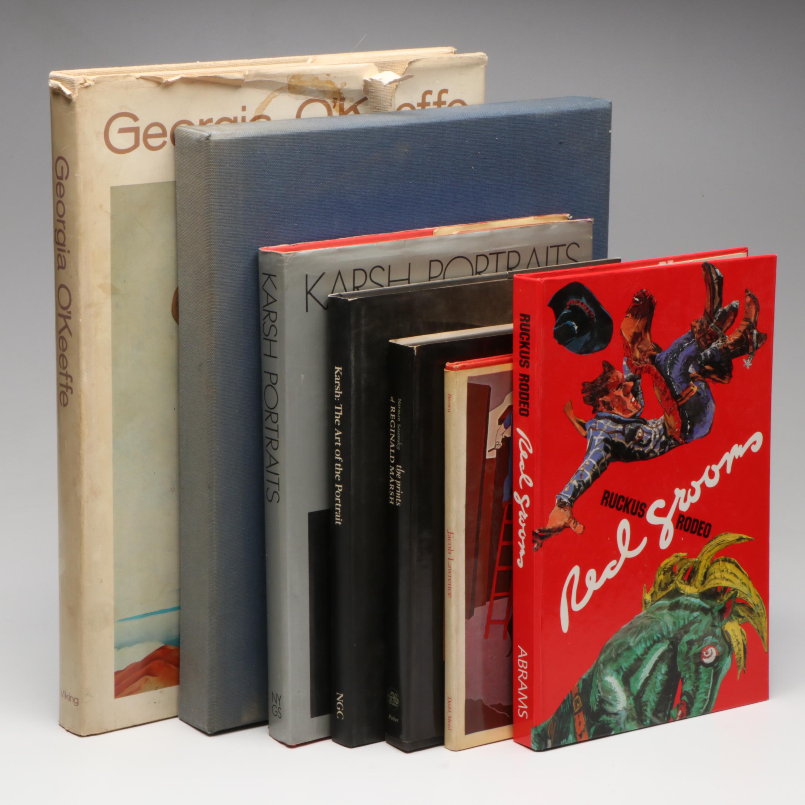 First Edition "Georgia O'Keeffe" by Georgia O'Keeffe and More Art Books