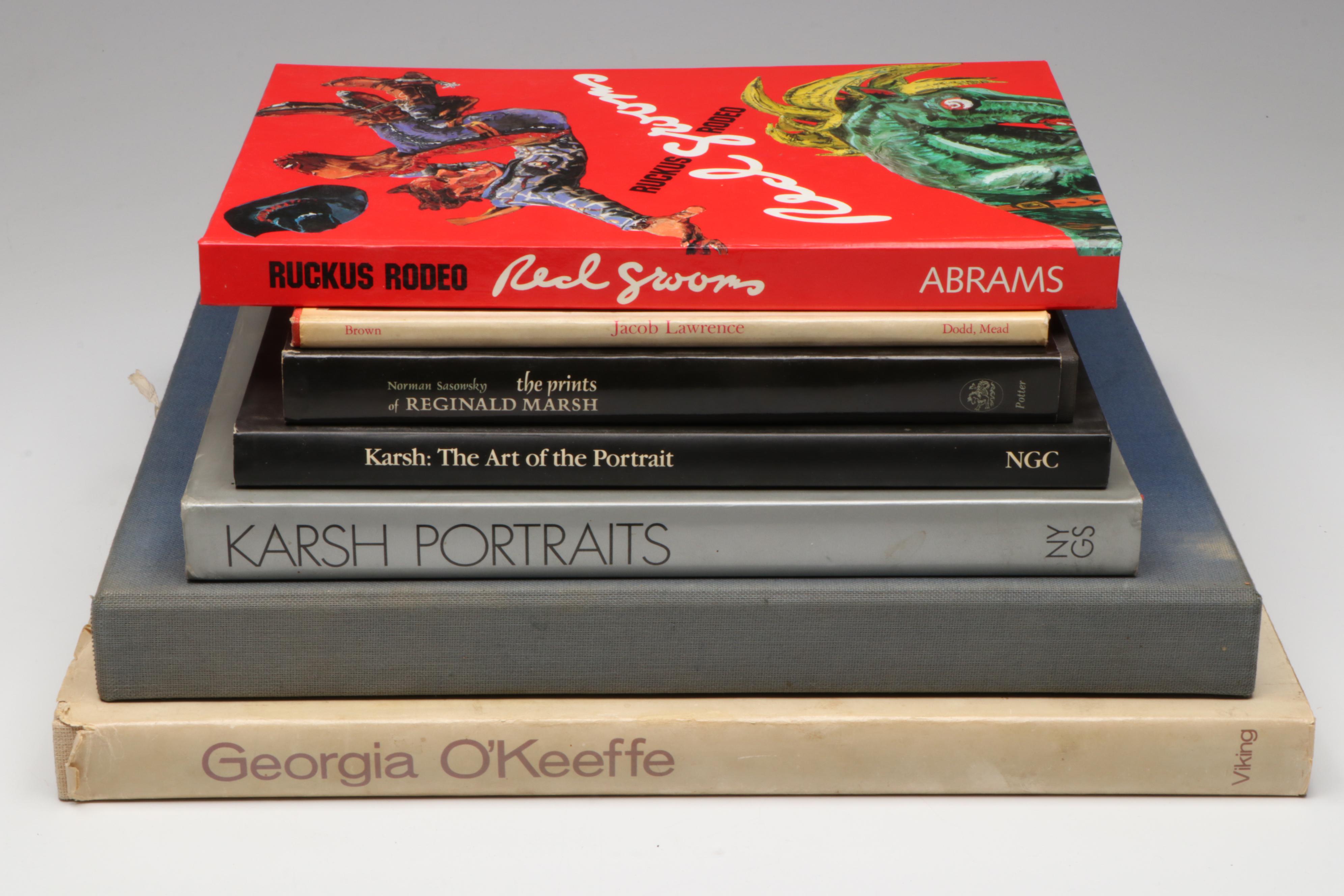 First Edition "Georgia O'Keeffe" by Georgia O'Keeffe and More Art Books