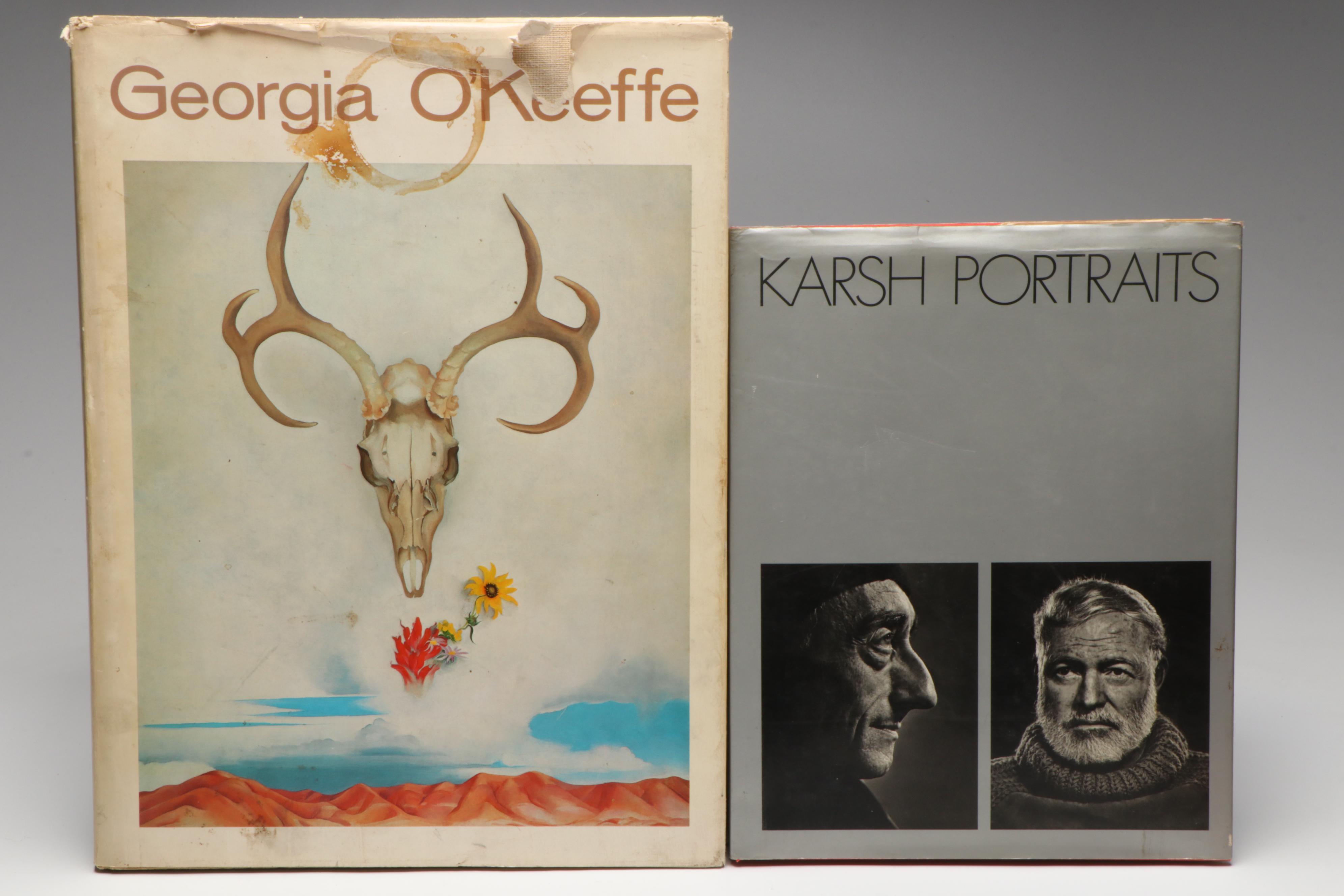First Edition "Georgia O'Keeffe" by Georgia O'Keeffe and More Art Books