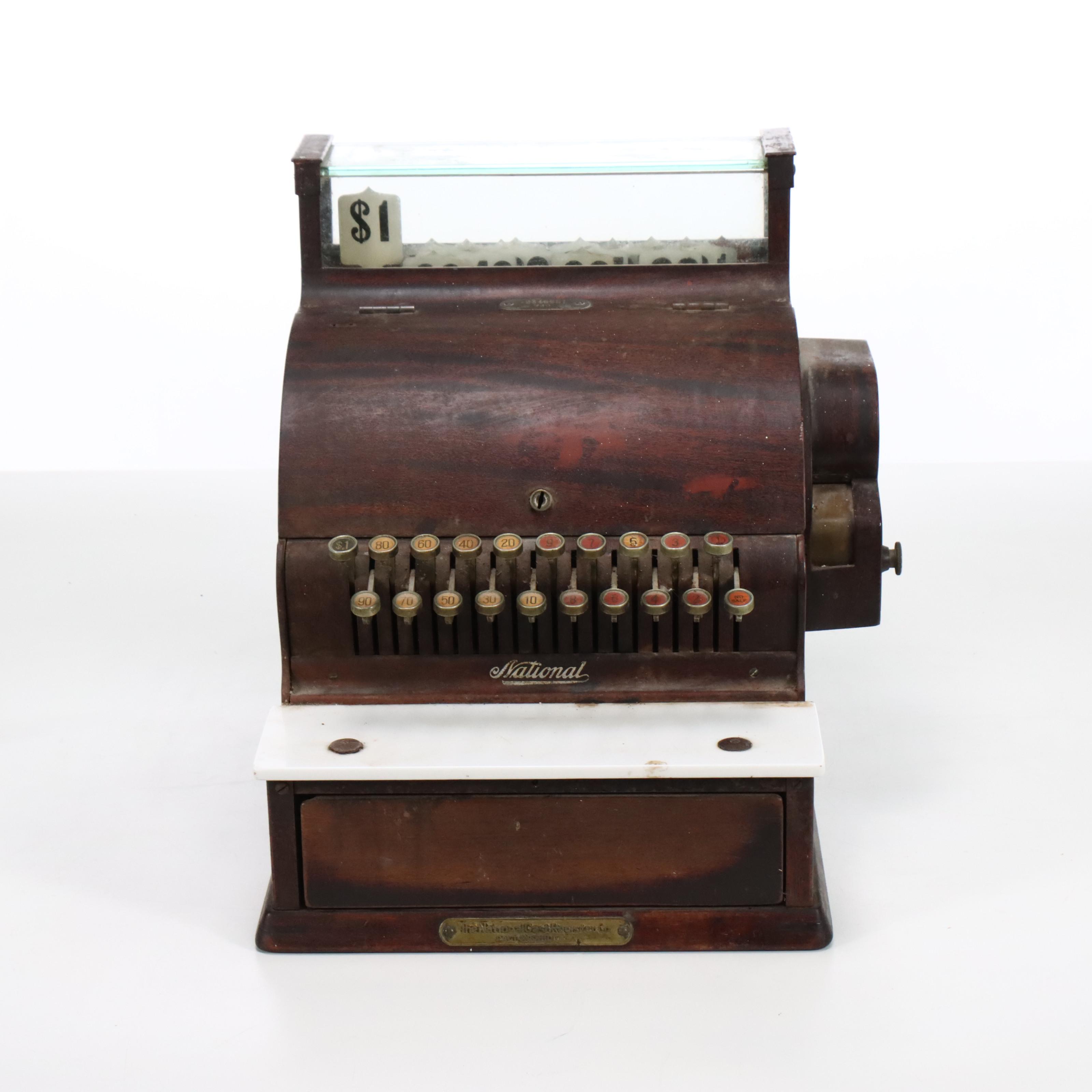 National Cash Register Co. Model 726 Faux Bois Cash Register, 1925
