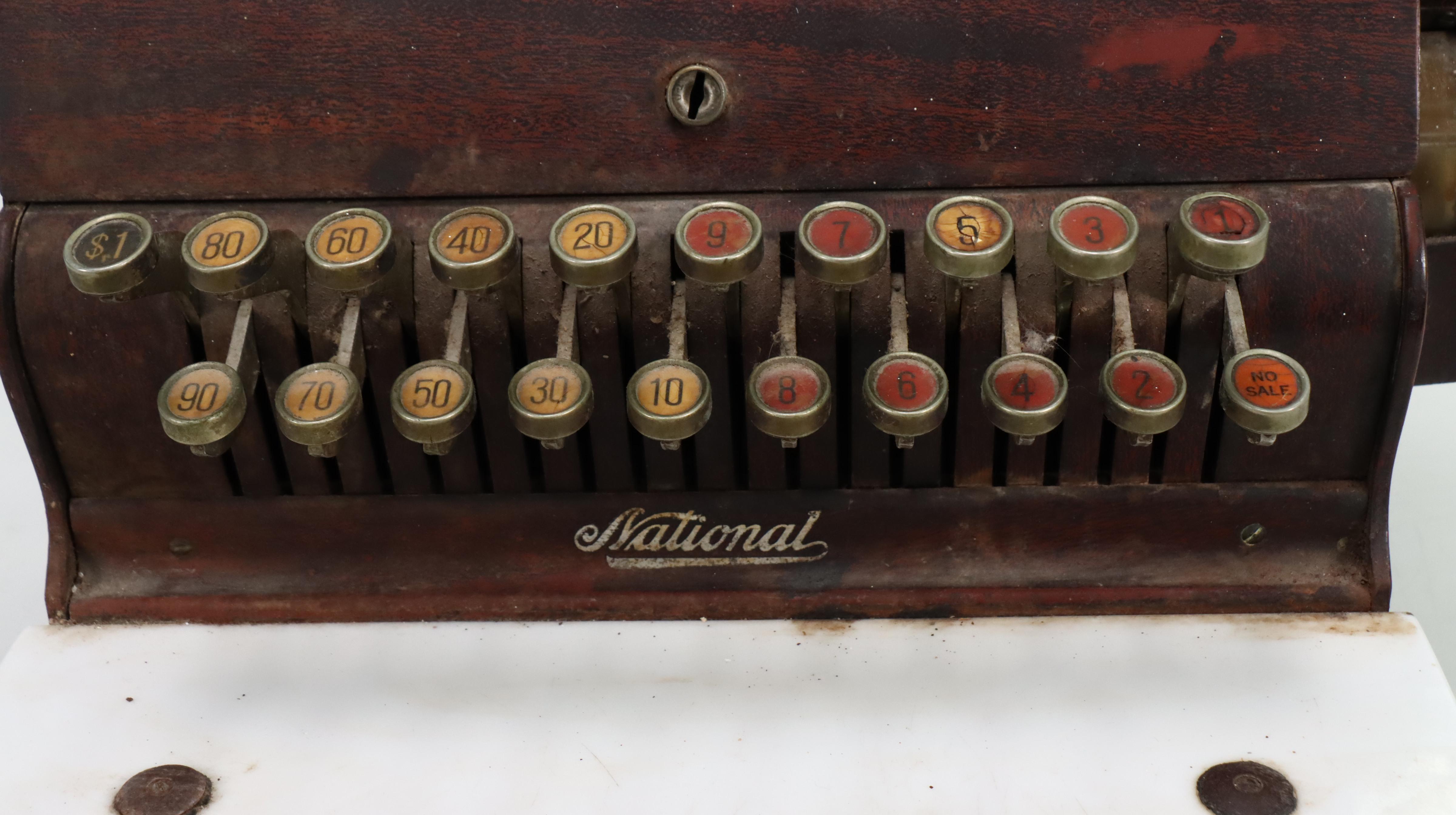 National Cash Register Co. Model 726 Faux Bois Cash Register, 1925