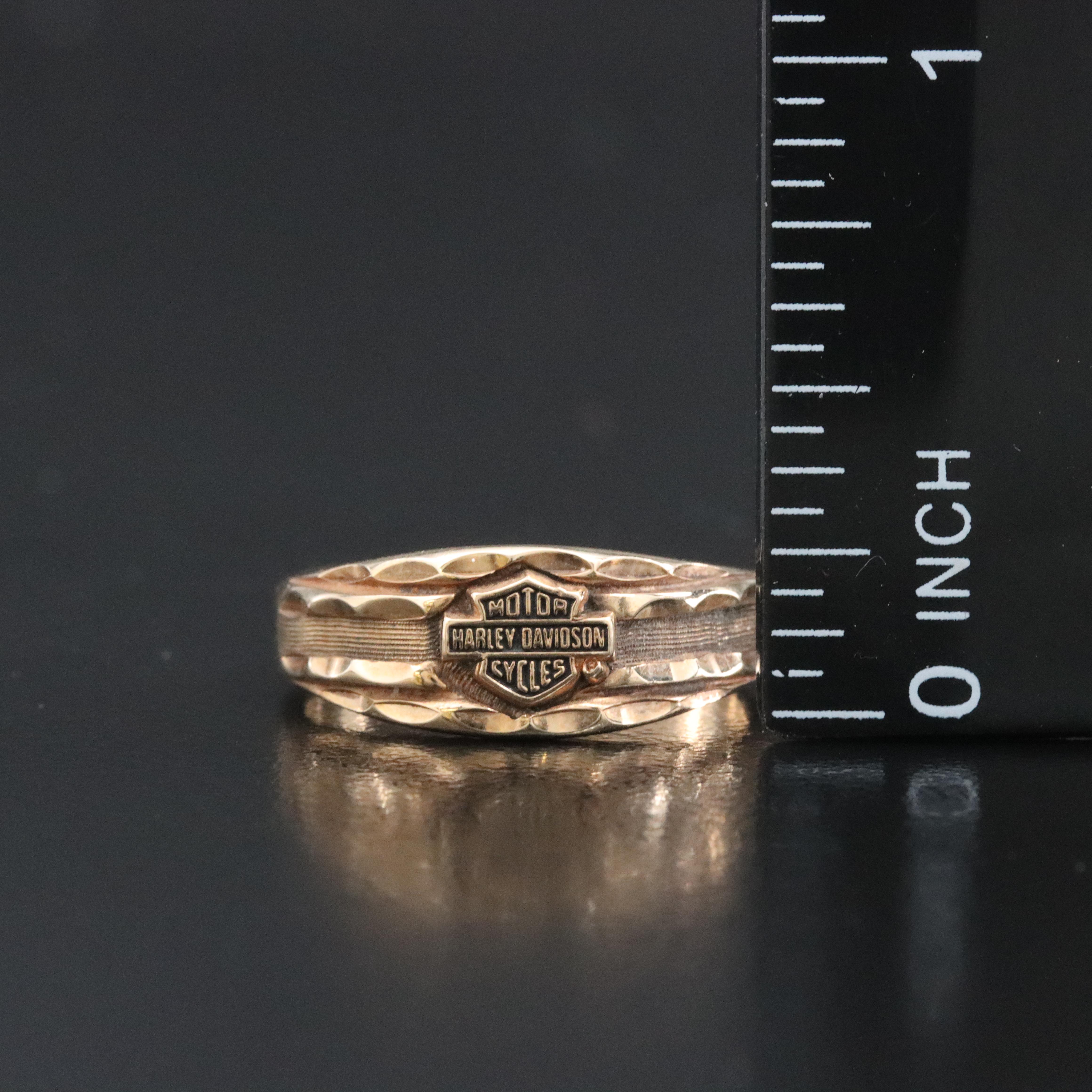 Stamper for Harley Davidson 10K Logo Ring