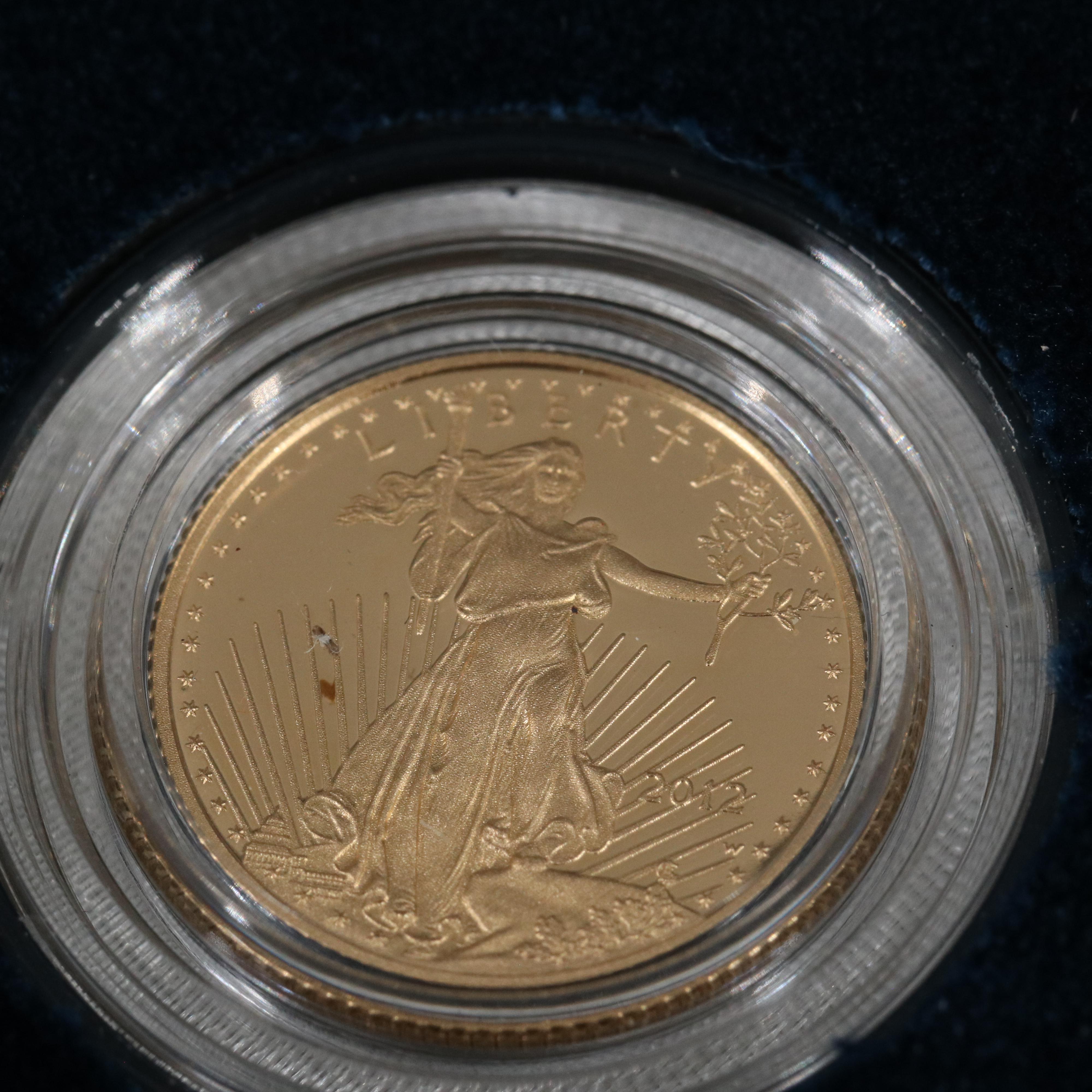 2012-W Proof One Tenth Ounce American gold Eagle