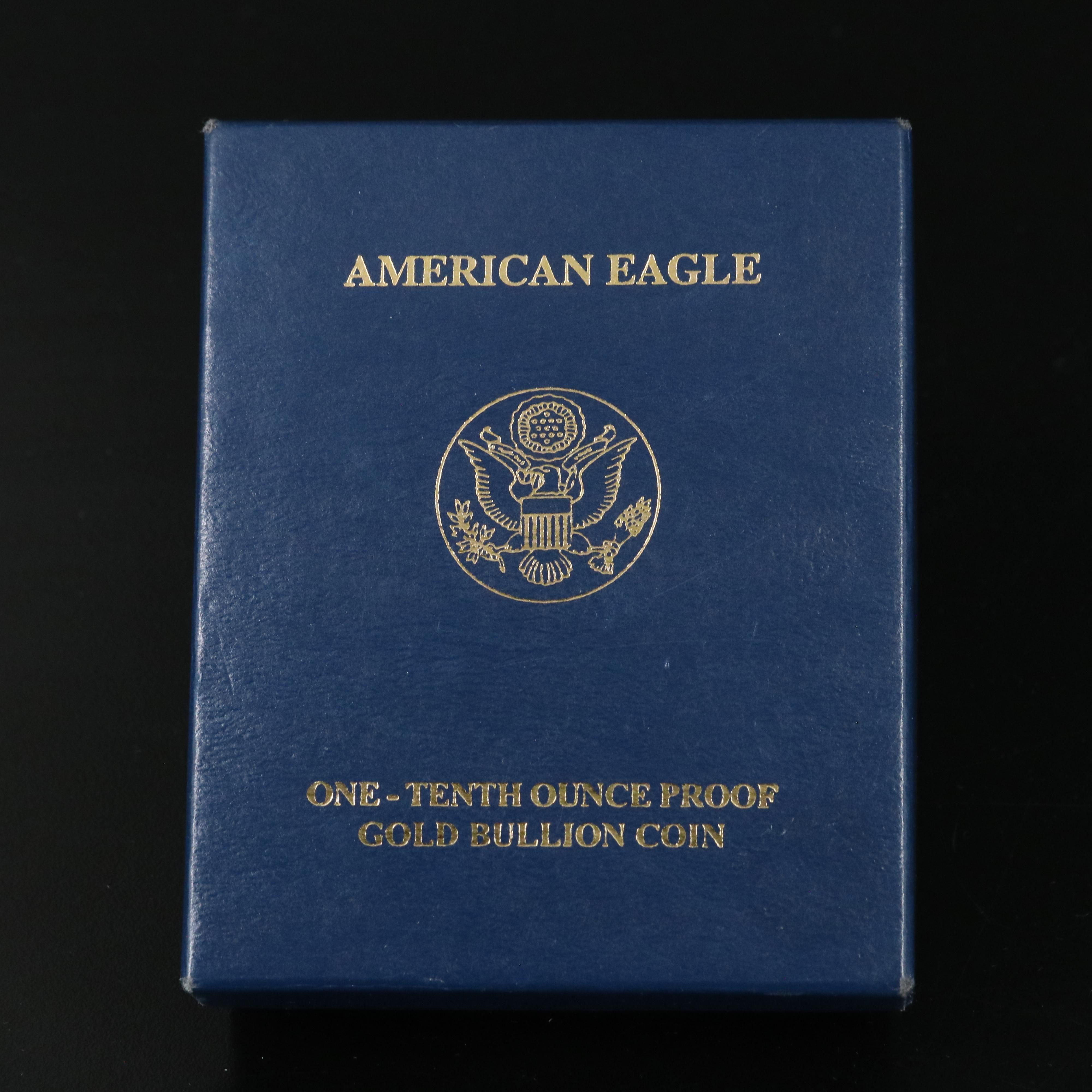 2012-W Proof One Tenth Ounce American gold Eagle