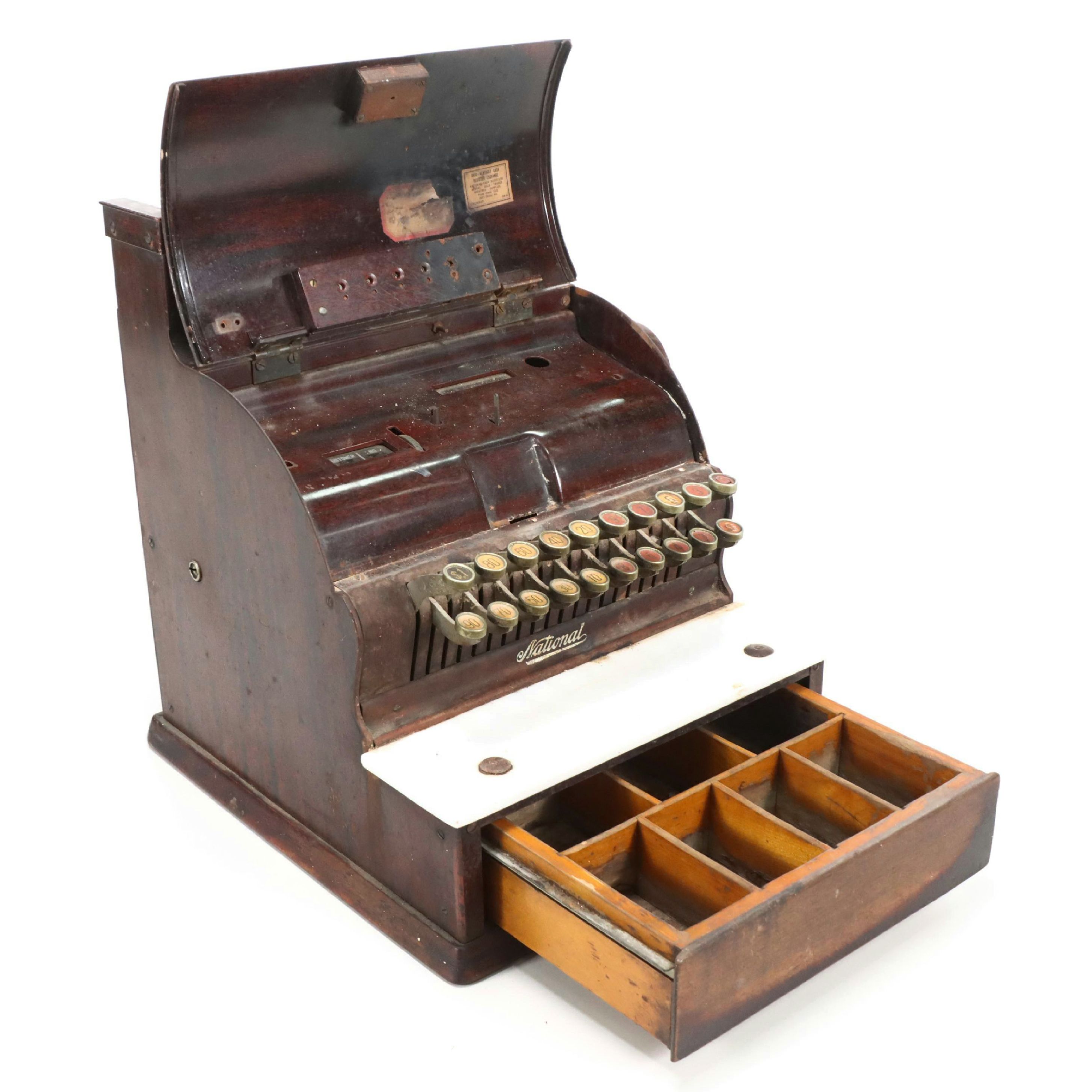 National Cash Register Co. Model 726 Faux Bois Cash Register, 1925