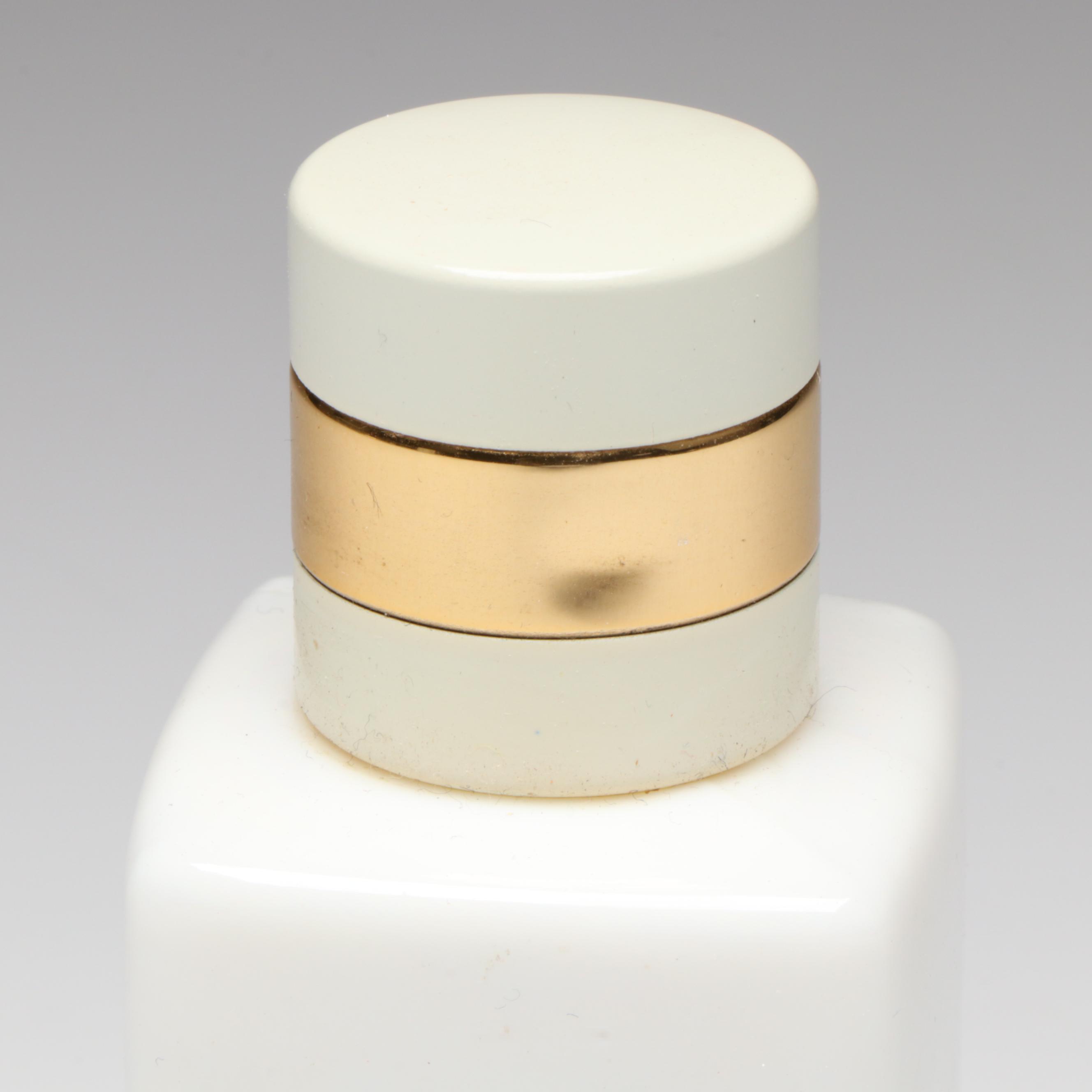 Chanel No.5 Milk Glass Bath Oil Bottle, Glass Perfume Bottles and More