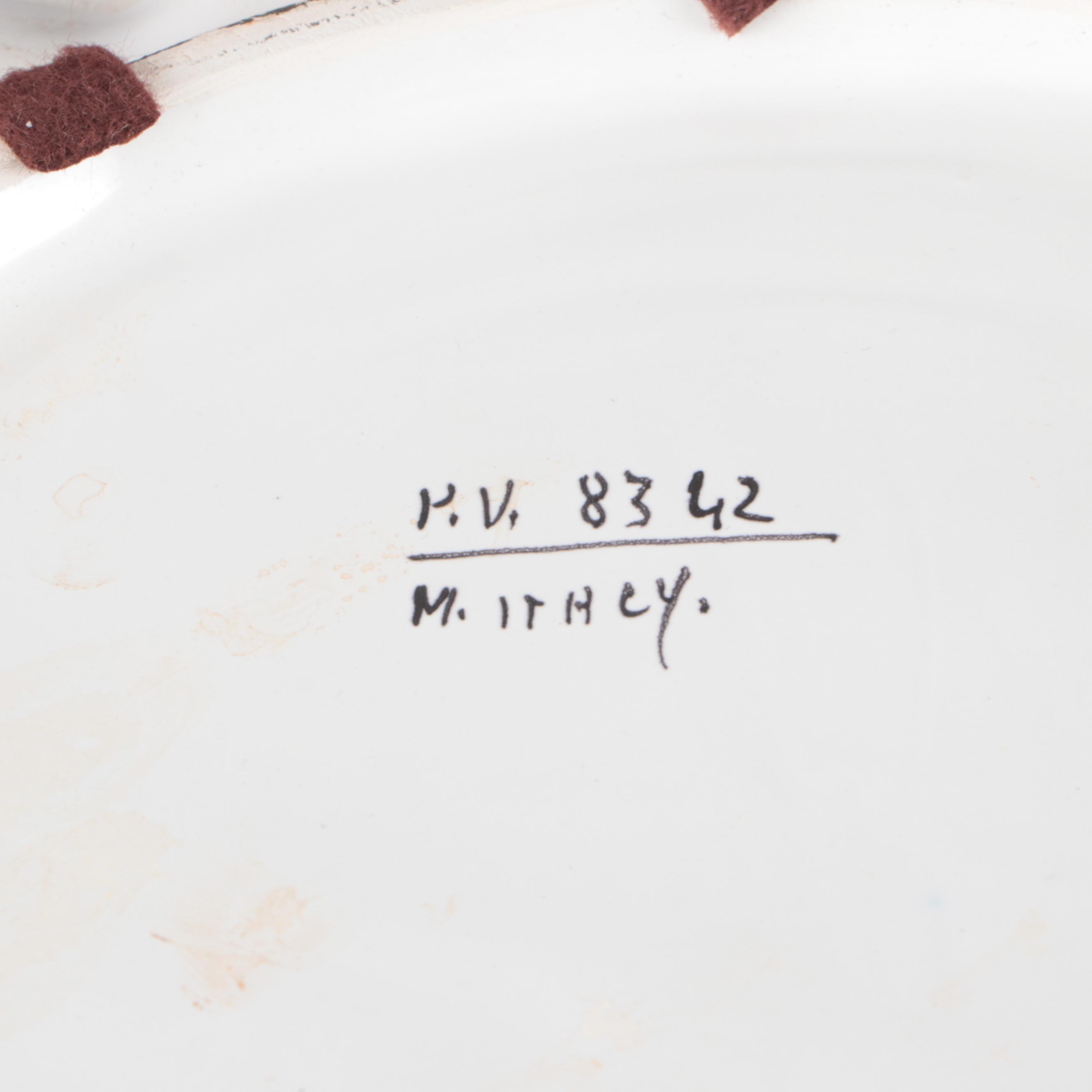 Coalport "Countryware"with Italian Majolica Tureen and Other Leaf-Shaped Dishes