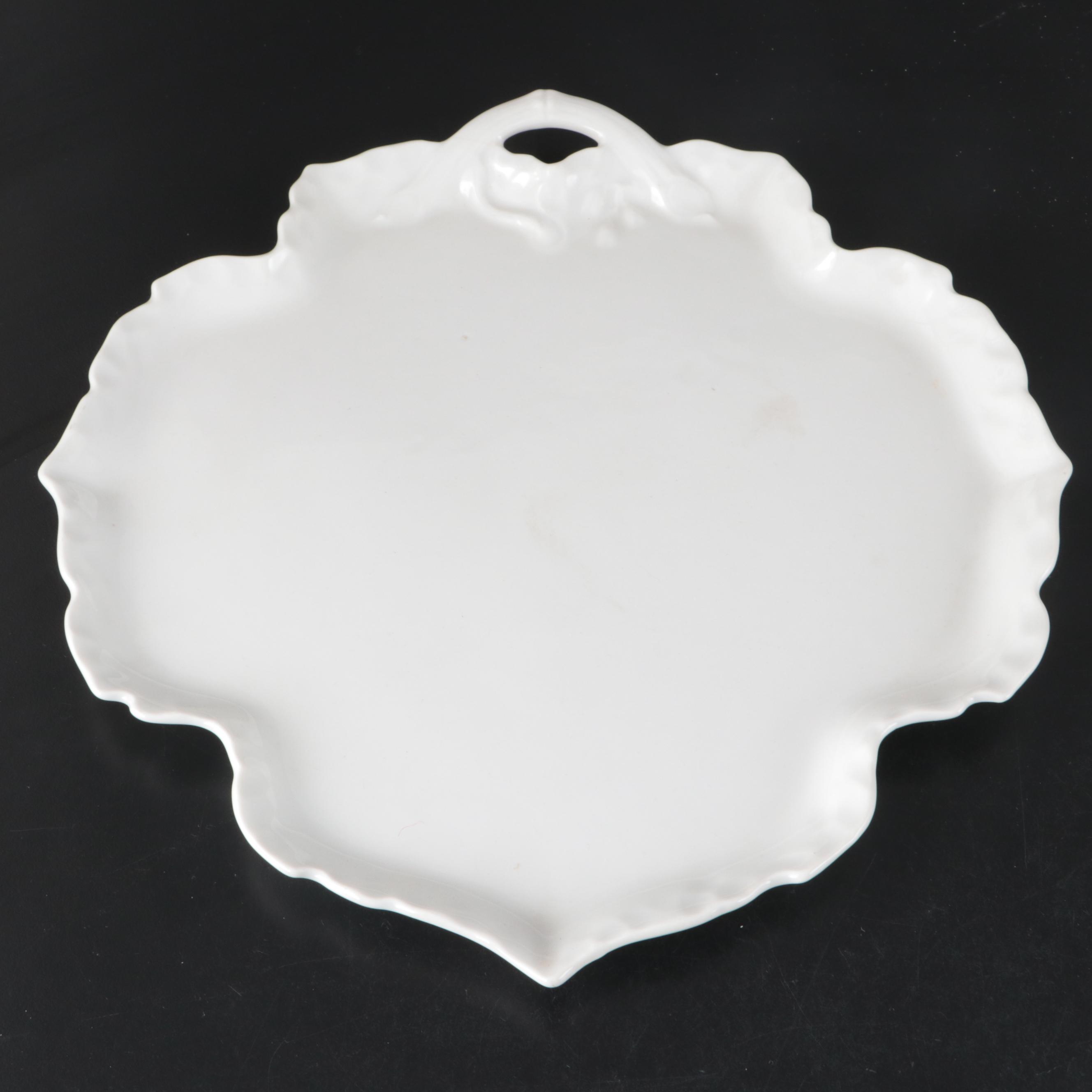 Coalport "Countryware"with Italian Majolica Tureen and Other Leaf-Shaped Dishes