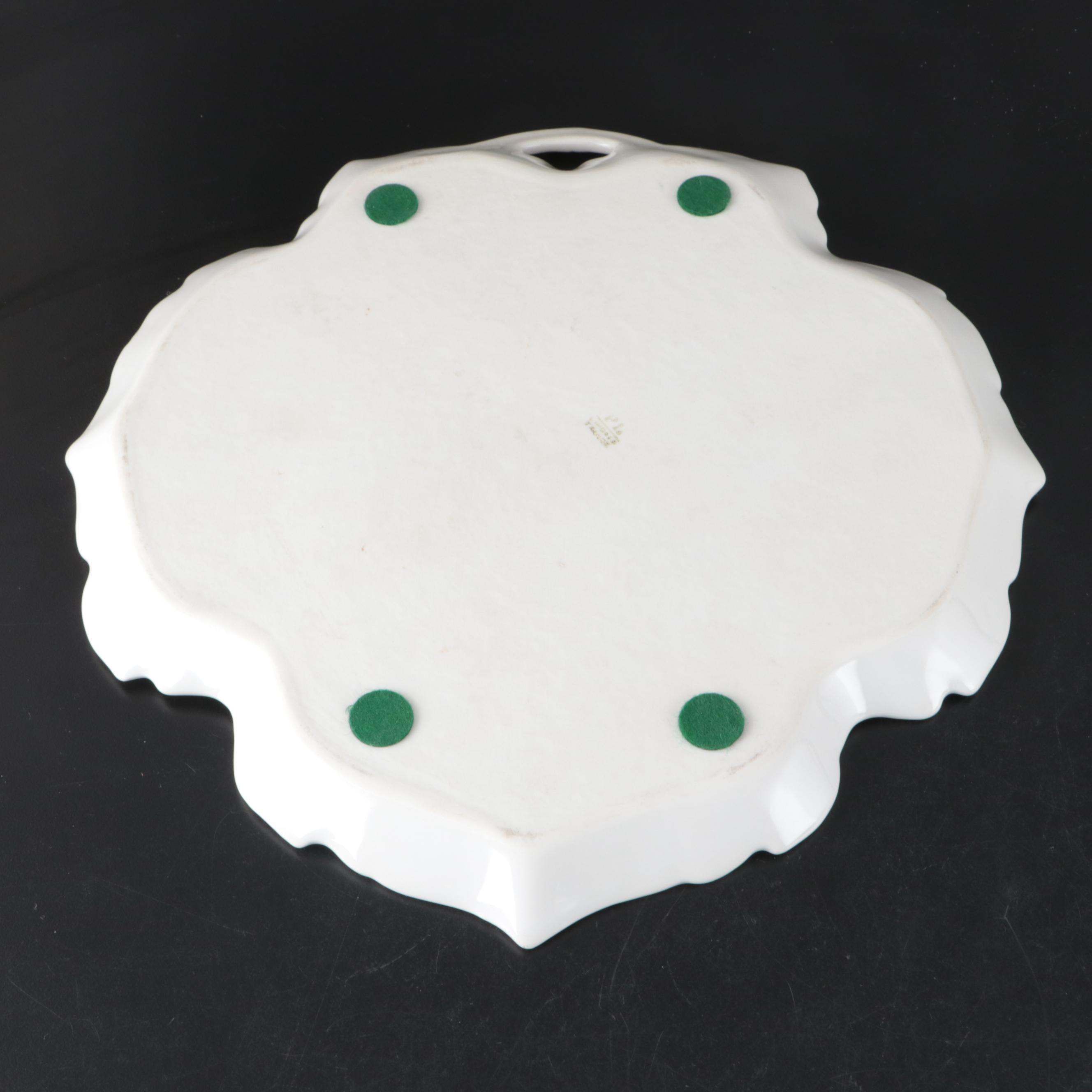 Coalport "Countryware"with Italian Majolica Tureen and Other Leaf-Shaped Dishes