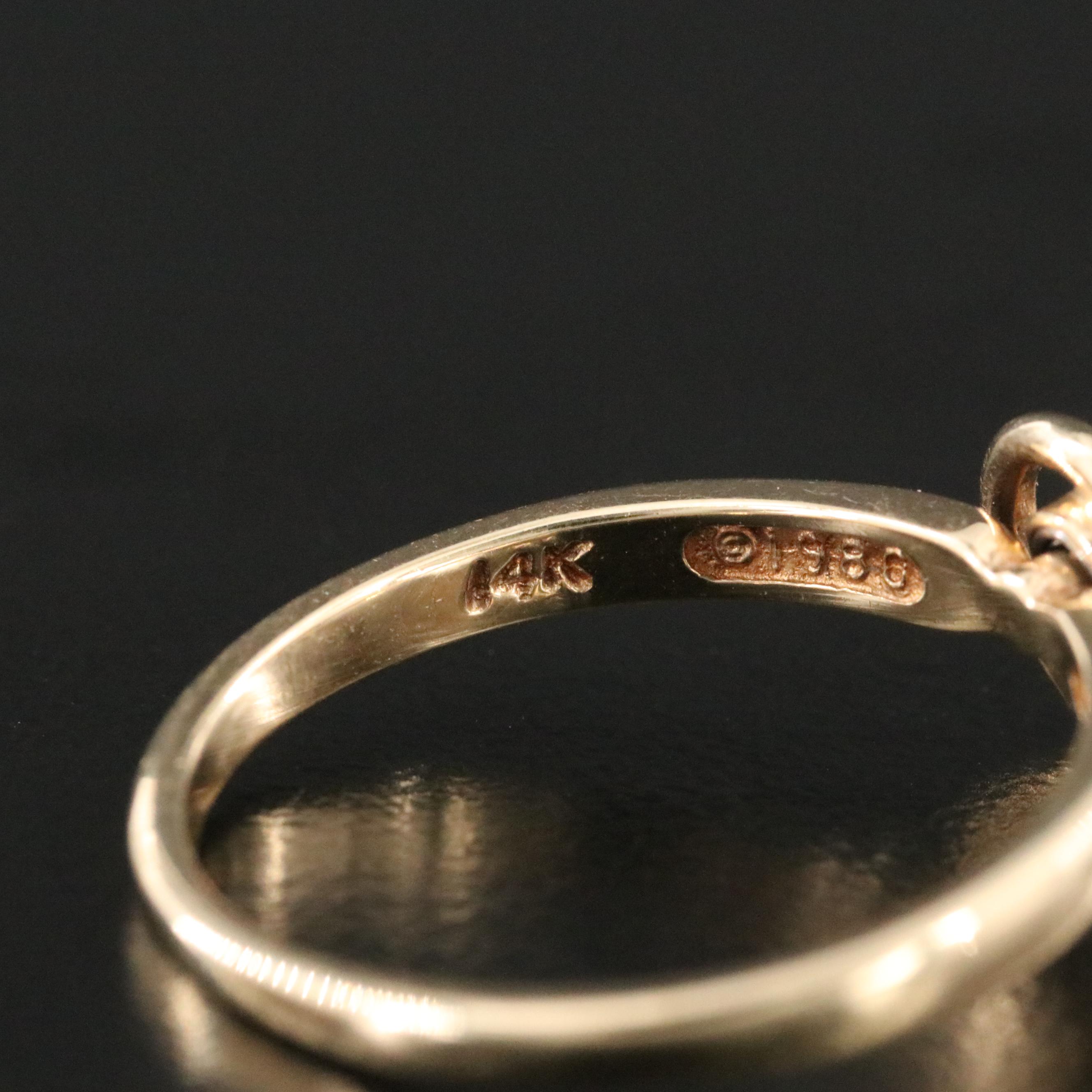 Norman Teufel 14K 0.20 CTW Diamond Motion Ring