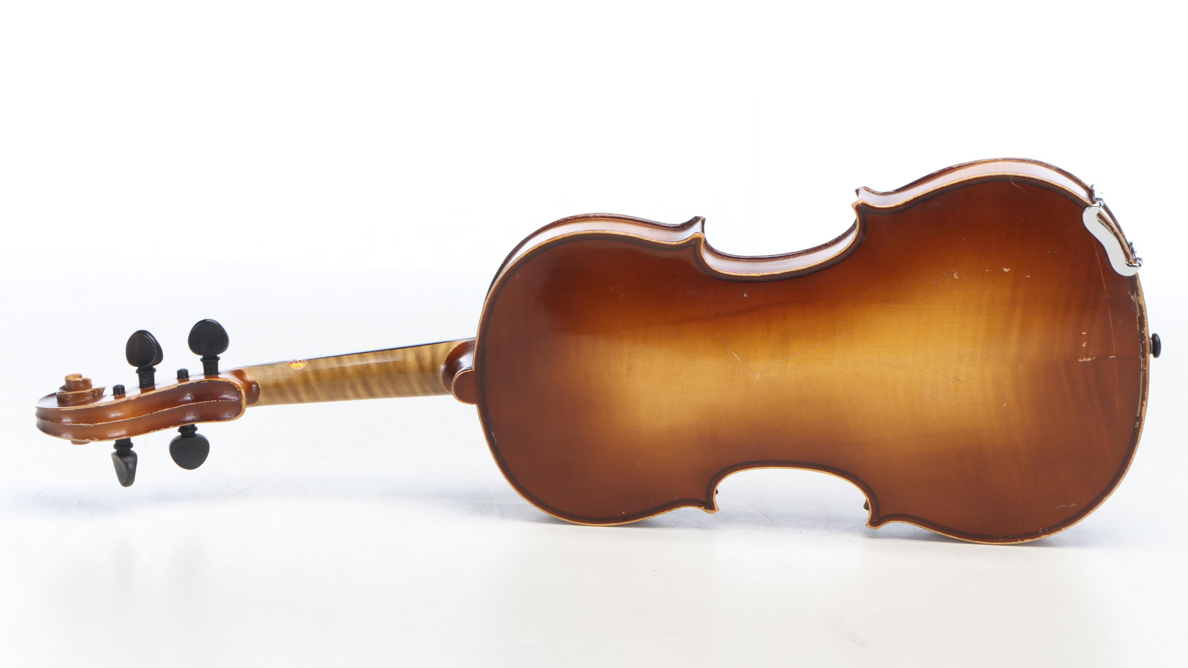 Antonius Stradivarius Replica 4/4 Violin with Blue Case