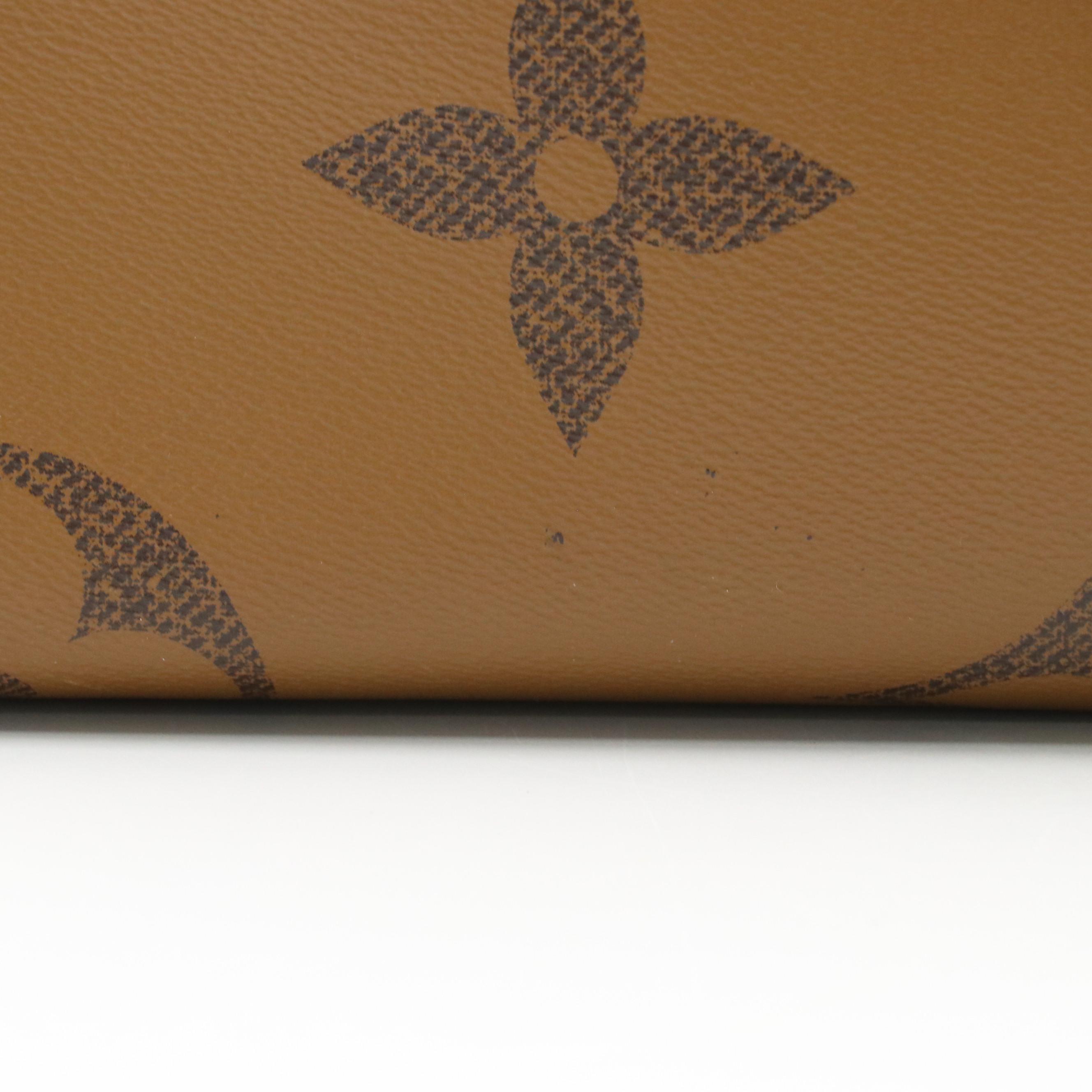 Louis Vuitton OnTheGo MM Two-Way Tote Bag in Reverse Monogram Giant Canvas