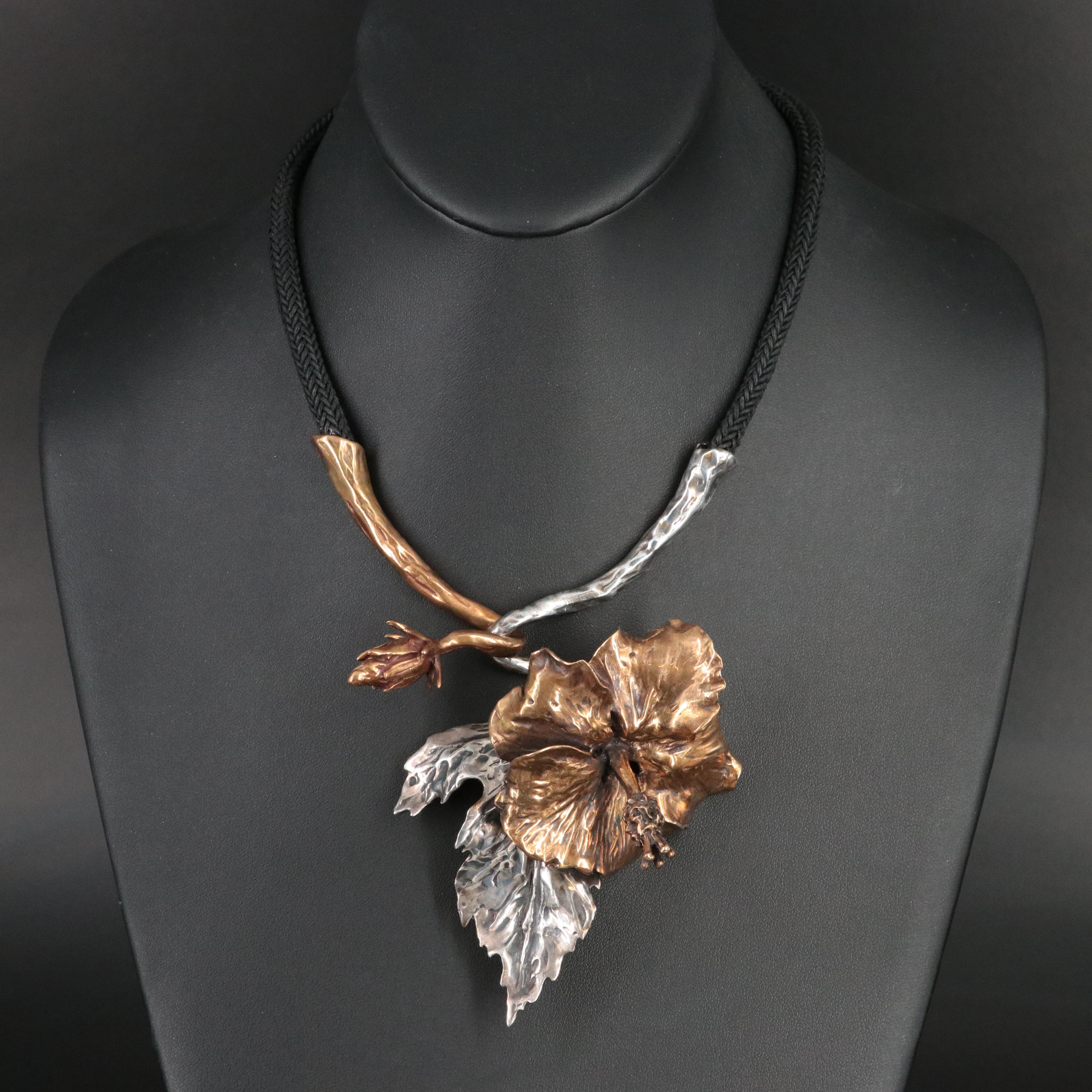 Clifton Nicholson Hibiscus Flower Necklace
