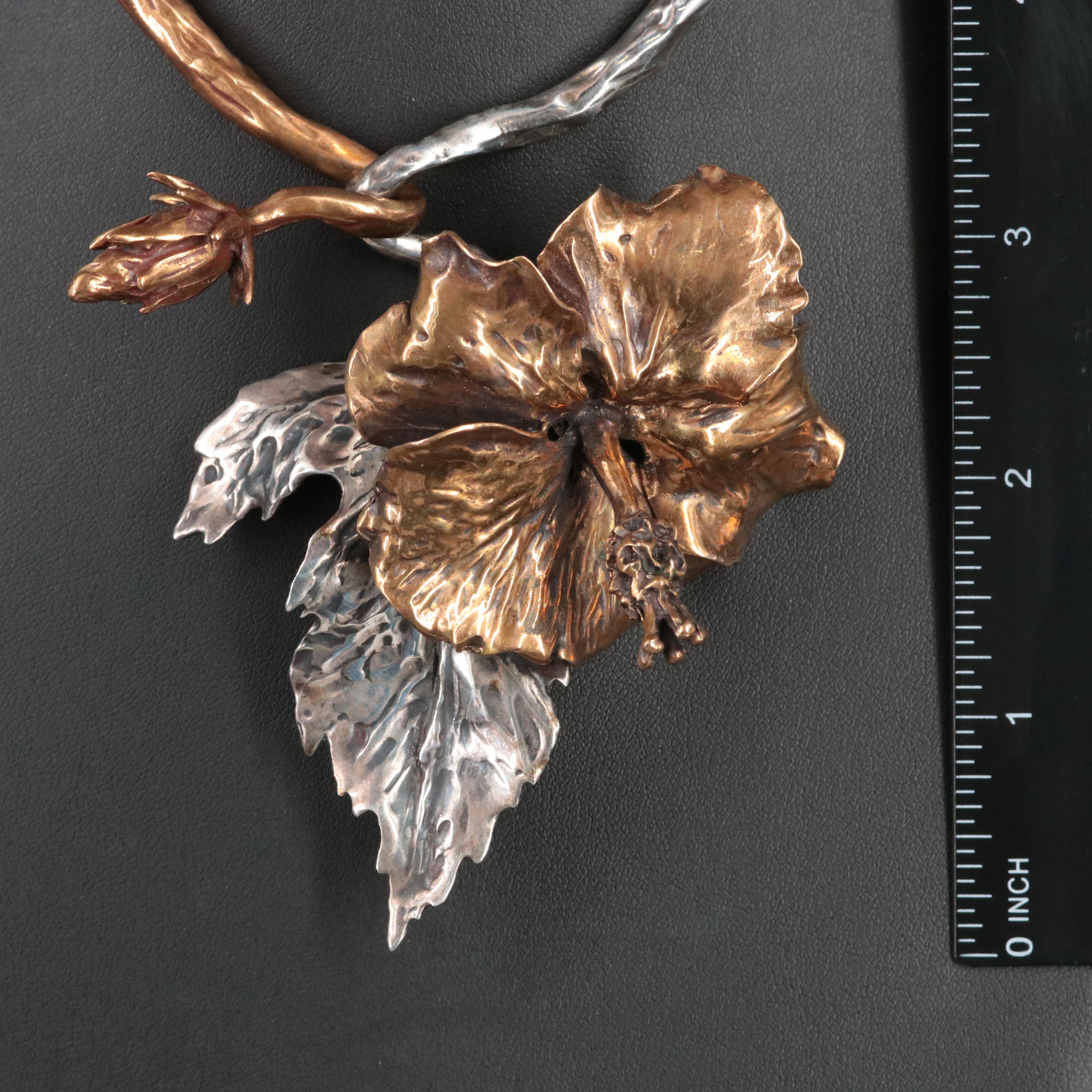 Clifton Nicholson Hibiscus Flower Necklace