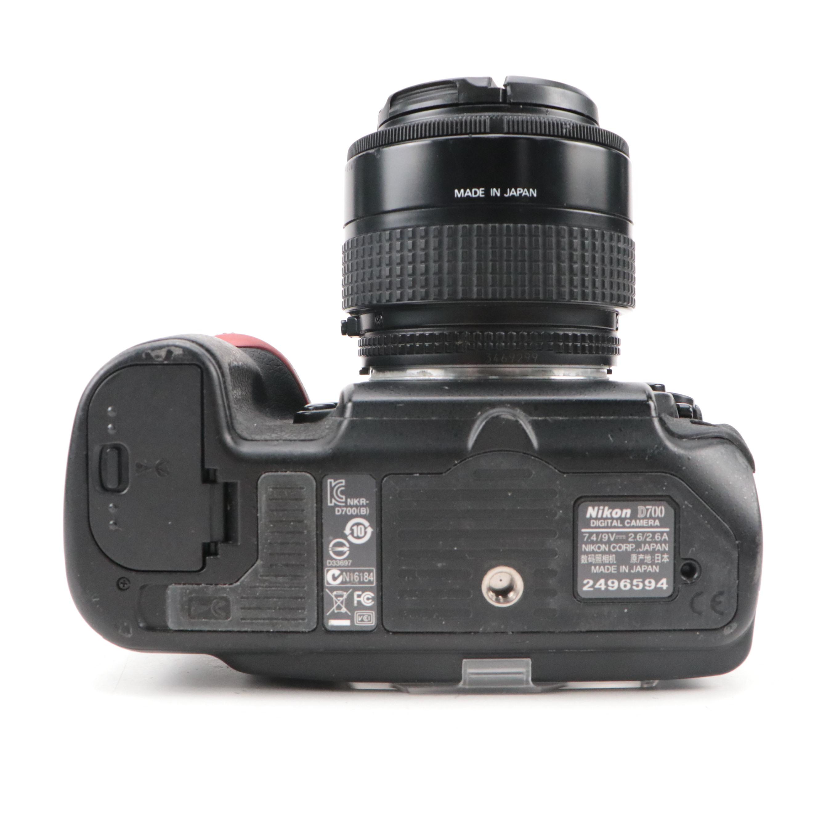 Nikon D700 Digital Camera with Transmitter & Receiver, Straps and Camera Bags